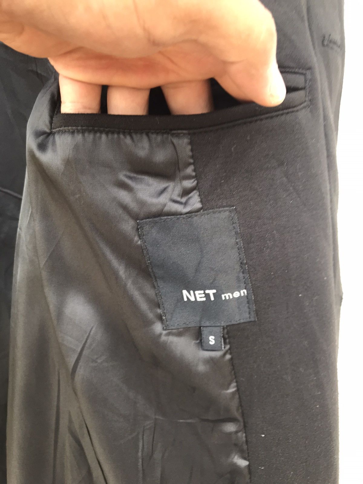 Issey Miyake × Japanese Brand × Ne-Net Net Men By Issey Miyake Long Coat Jacket Size US M / EU 48-50 / 2 - 3 Thumbnail