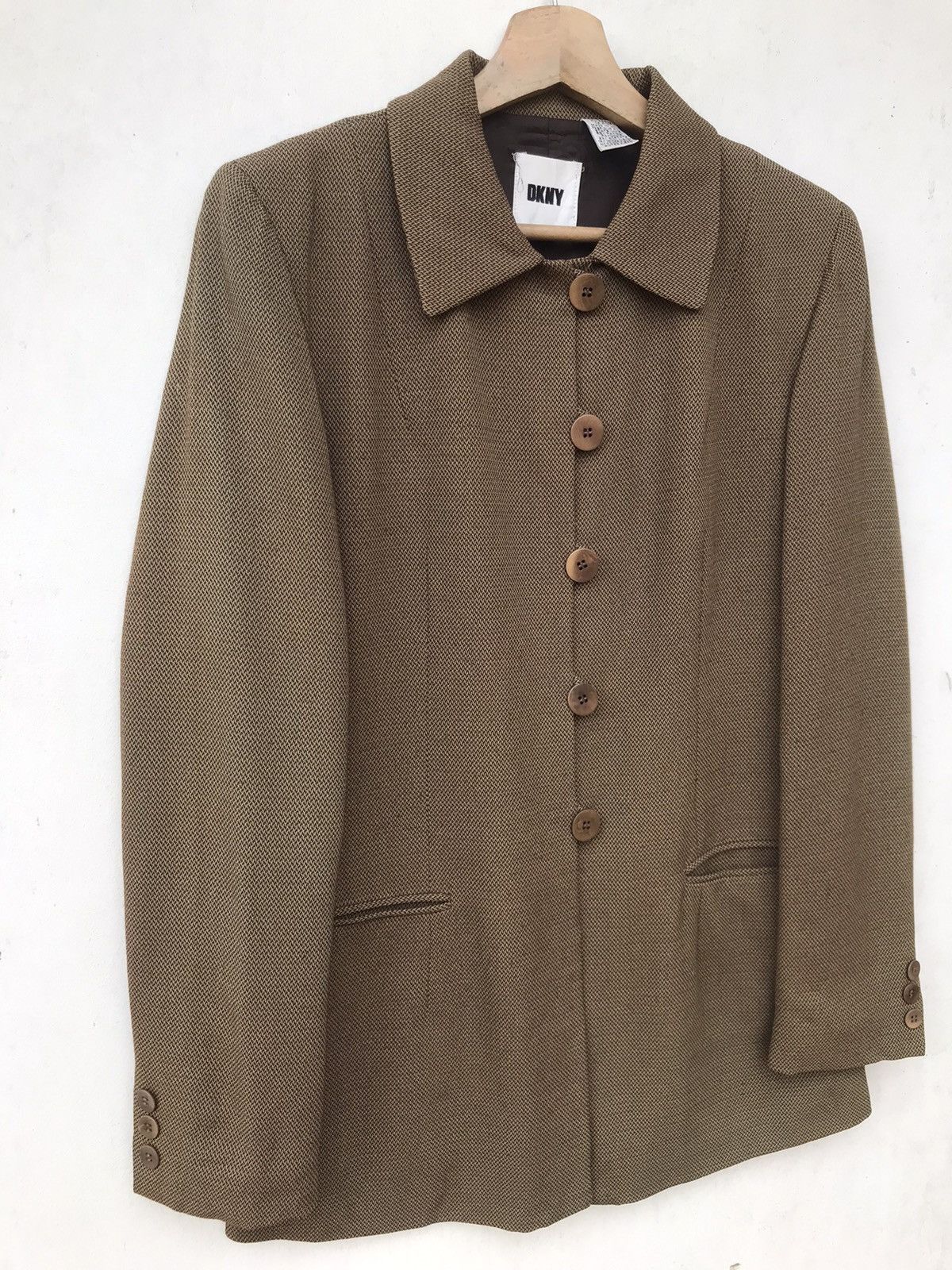 DKNY × Japanese Brand × Vintage DKNY Button Up Jacket Size S / US 4 / IT 40 - 4 Thumbnail