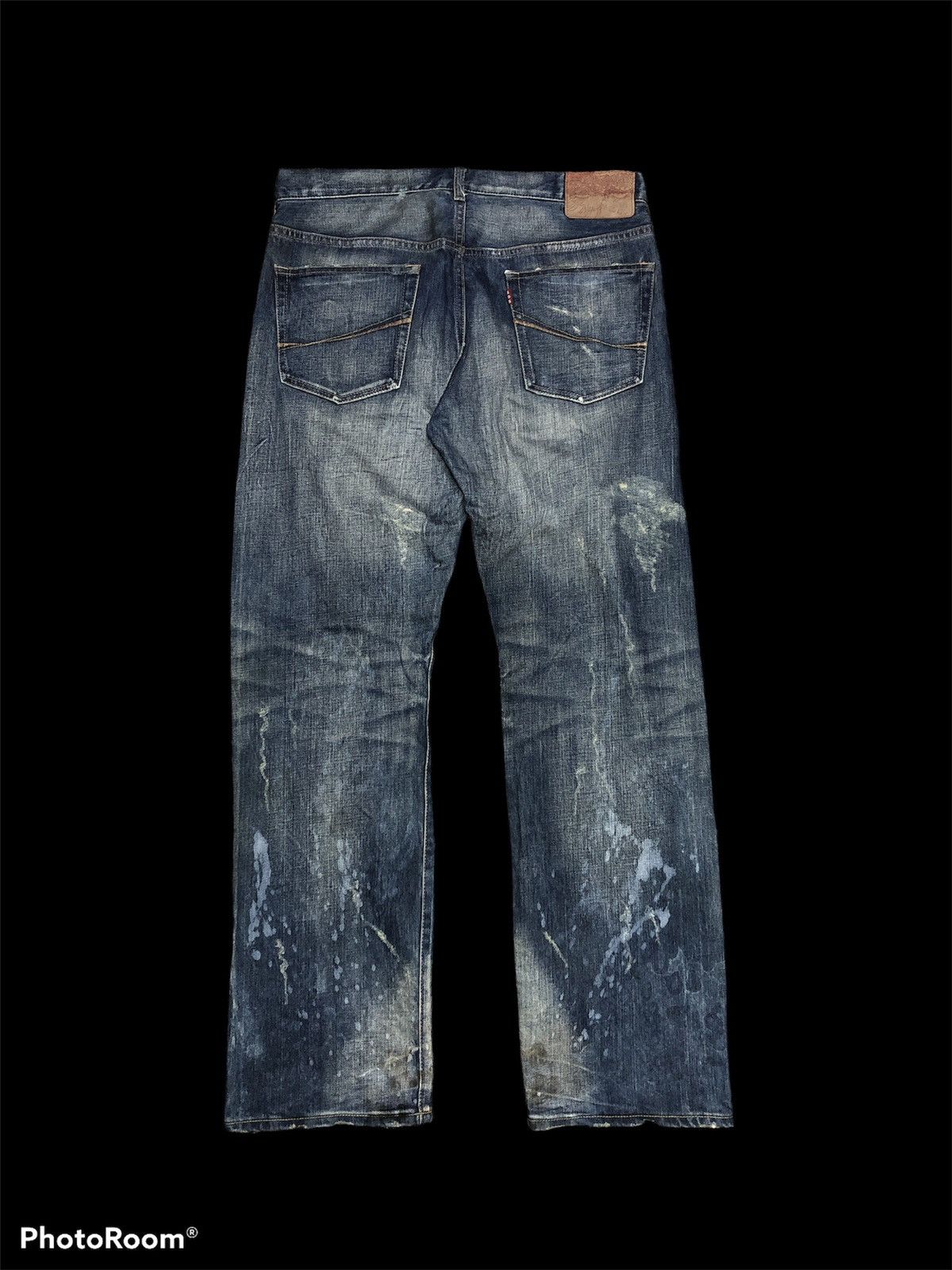 Japanese Brand SOUL OF FREEDOM DISTRESSED WASHED BLUE DENIM Size US 32 / EU 48 - 2 Thumbnail