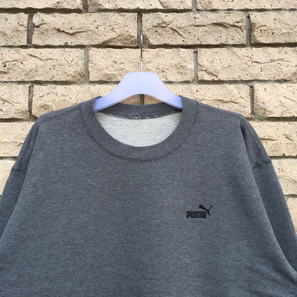 Puma × Vintage PUMA sweatshirt embroidered small logo. Oversized Size US L / EU 52-54 / 3 - 2 Thumbnail