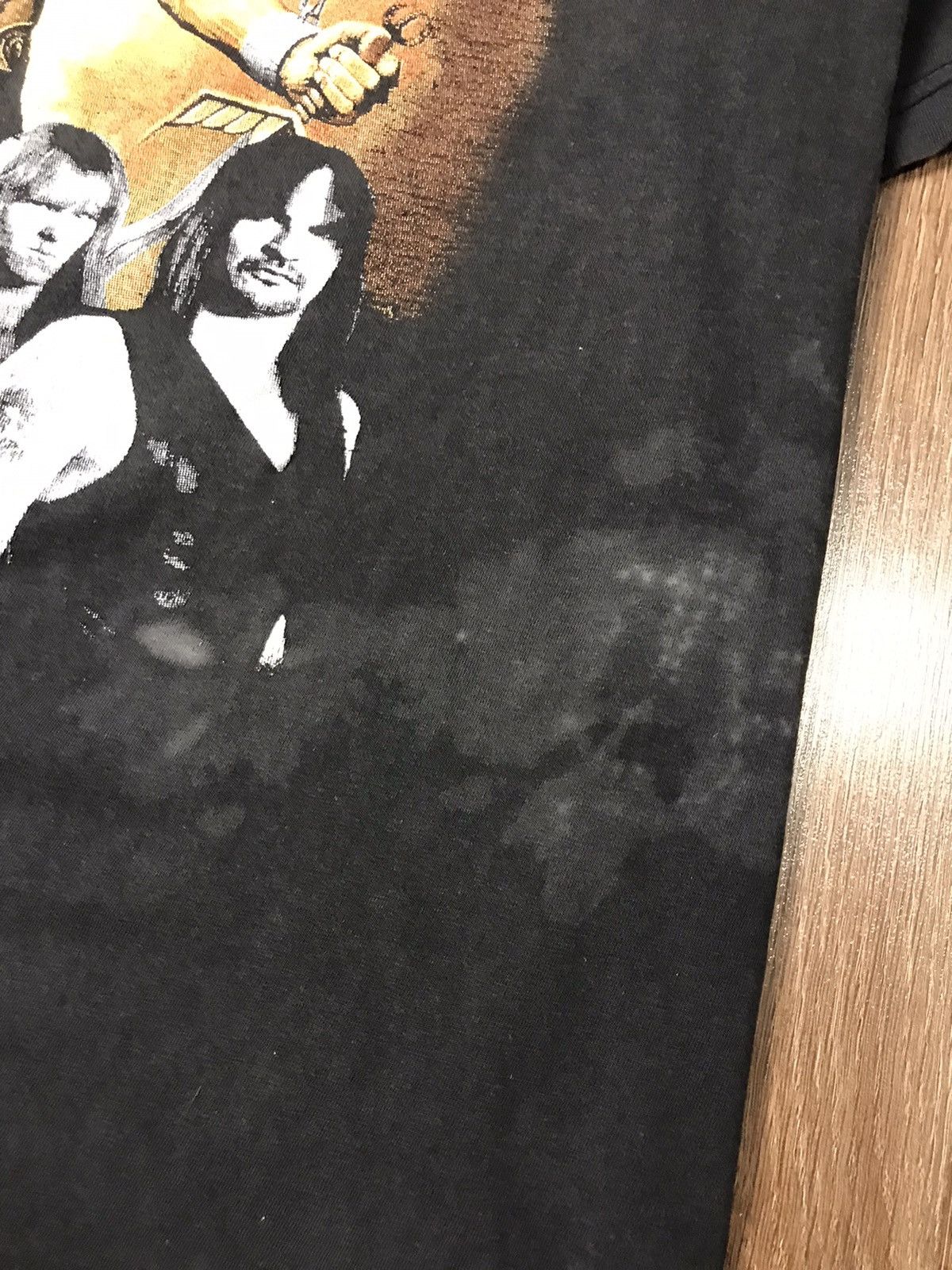 Band Tees × Vintage Vintage Manowar t shirt 1998 The kingdom of steel Size US XL / EU 56 / 4 - 4 Thumbnail