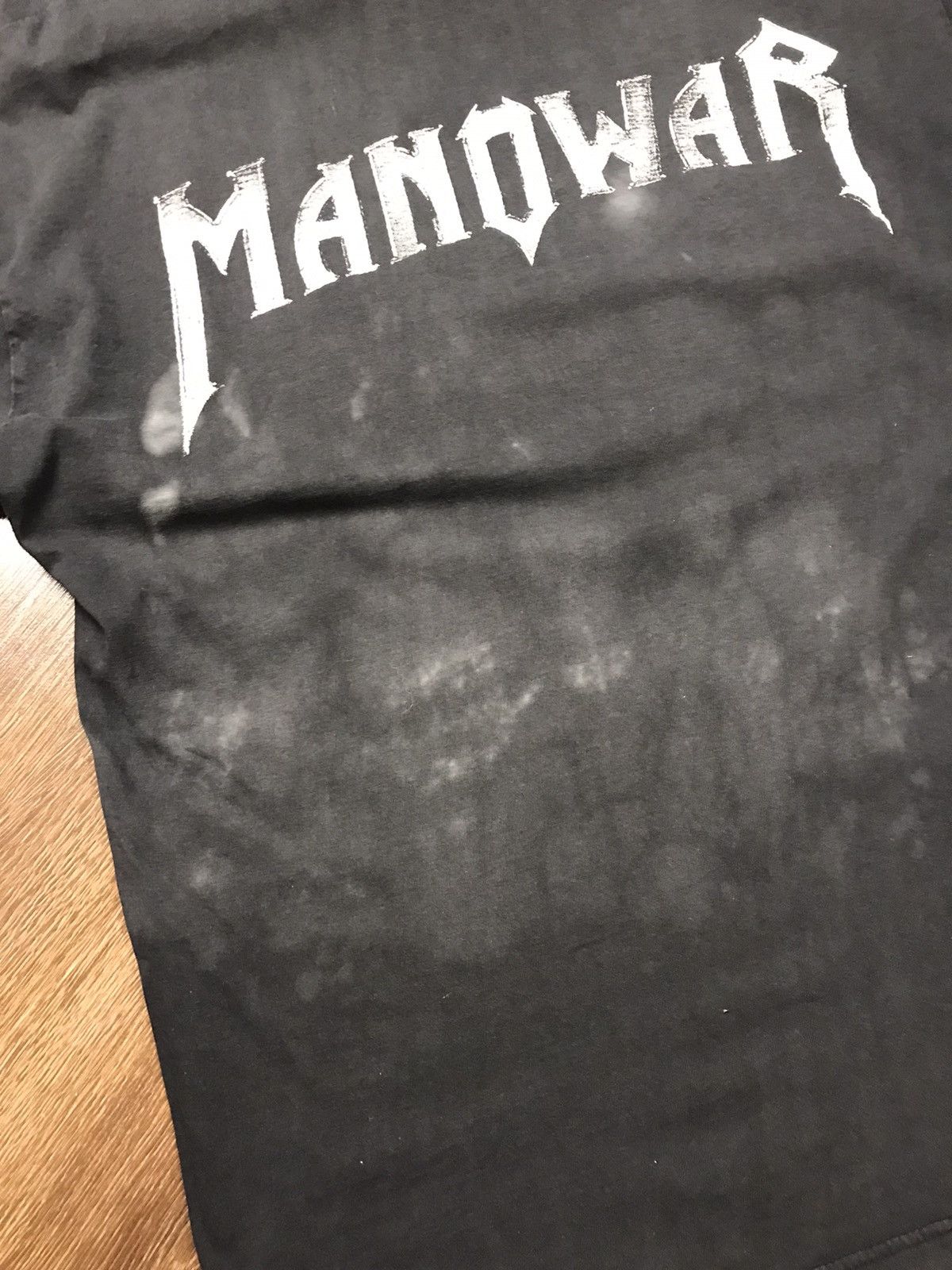 Band Tees × Vintage Vintage Manowar t shirt 1998 The kingdom of steel Size US XL / EU 56 / 4 - 10 Thumbnail