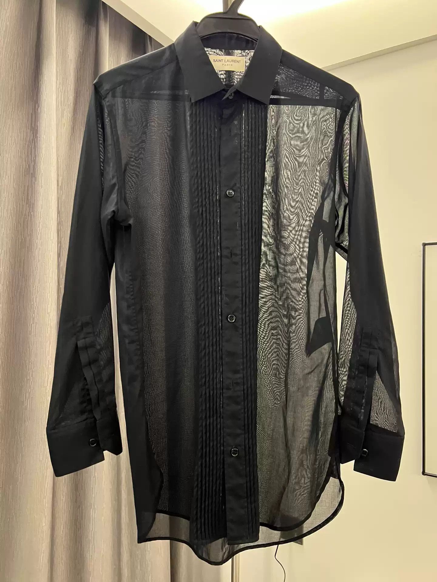 Saint Laurent 13Fw Transparent Shirt Size 37