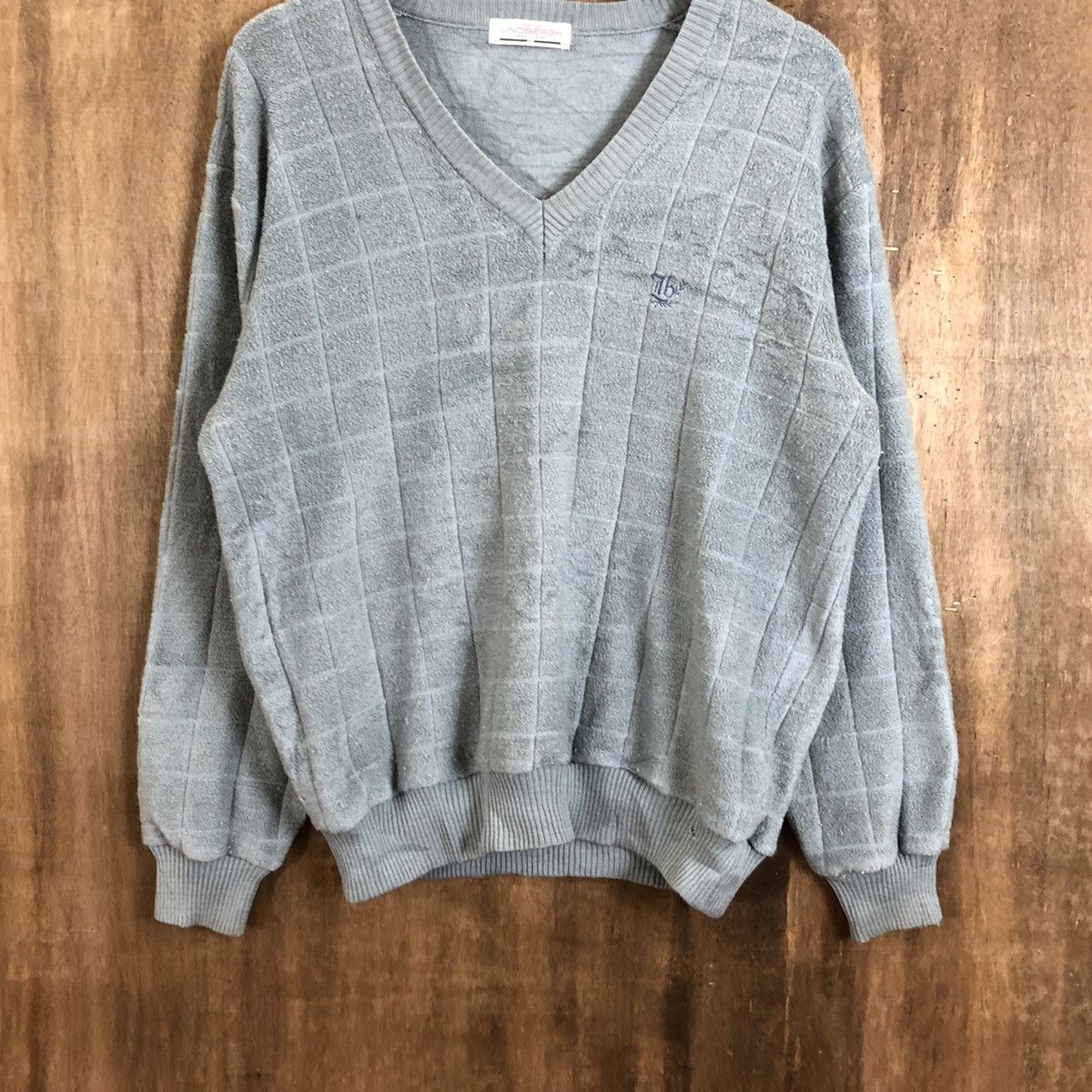 Lindbergh × Vintage Lindbergh Blue Knitwear Sweater #107 Size US L / EU 52-54 / 3 - 3 Thumbnail