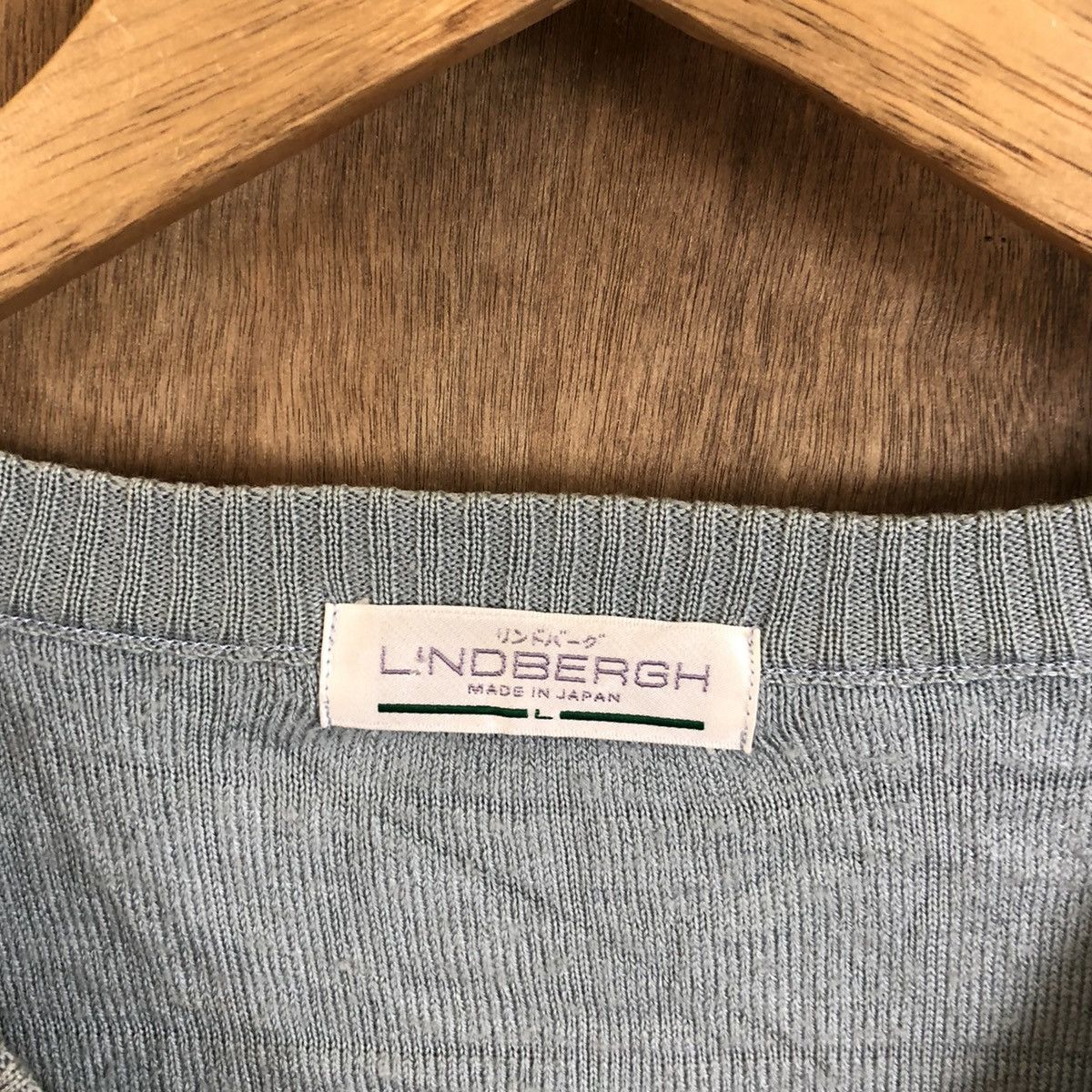 Lindbergh × Vintage Lindbergh Blue Knitwear Sweater #107 Size US L / EU 52-54 / 3 - 5 Thumbnail