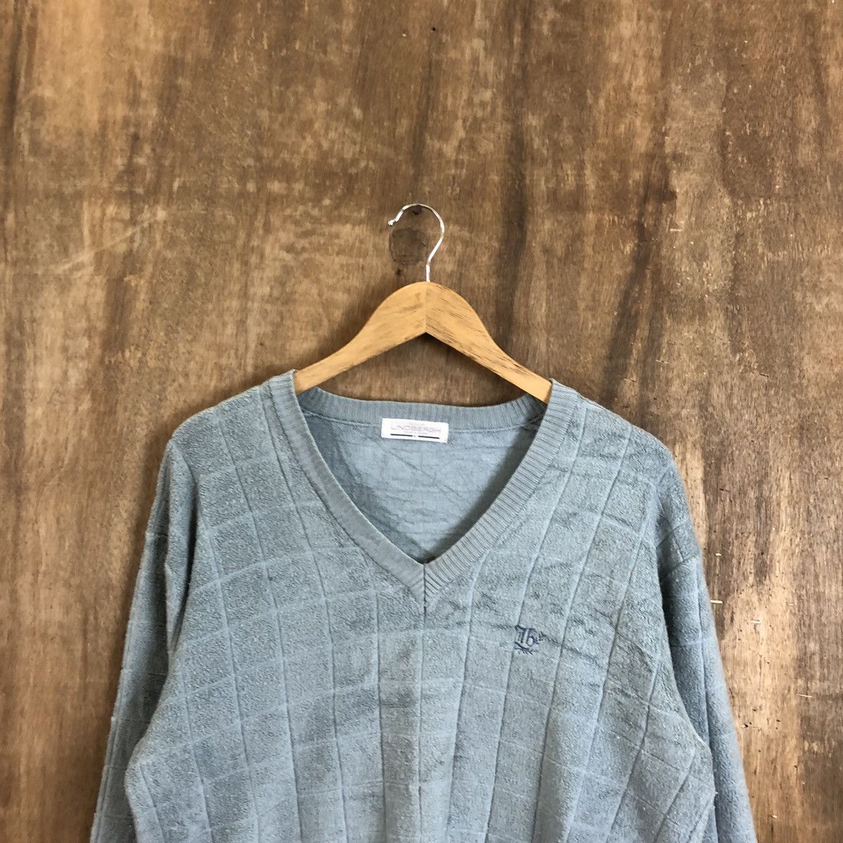 Lindbergh × Vintage Lindbergh Blue Knitwear Sweater #107 Size US L / EU 52-54 / 3 - 2 Thumbnail