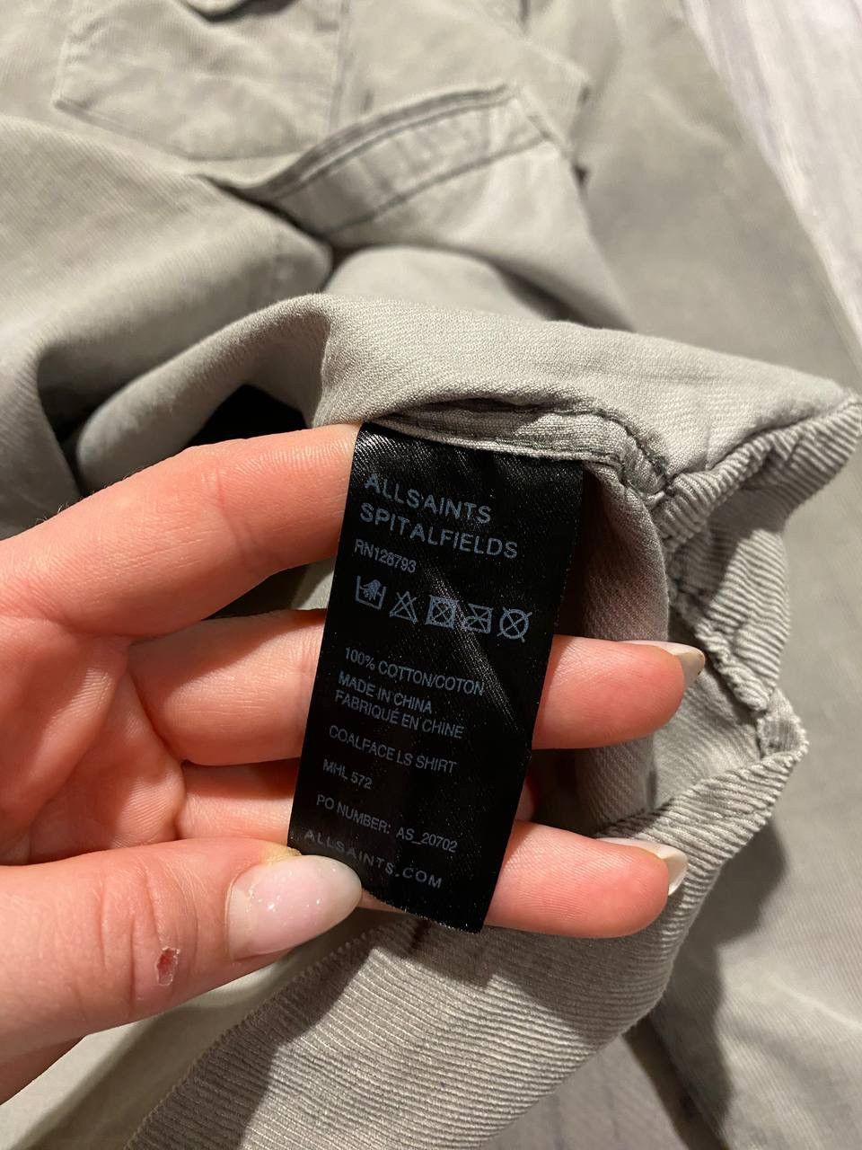 Allsaints Allsaints Spitalfields Coalface Corduoy Shirt Overshot Size US M / EU 48-50 / 2 - 12 Thumbnail