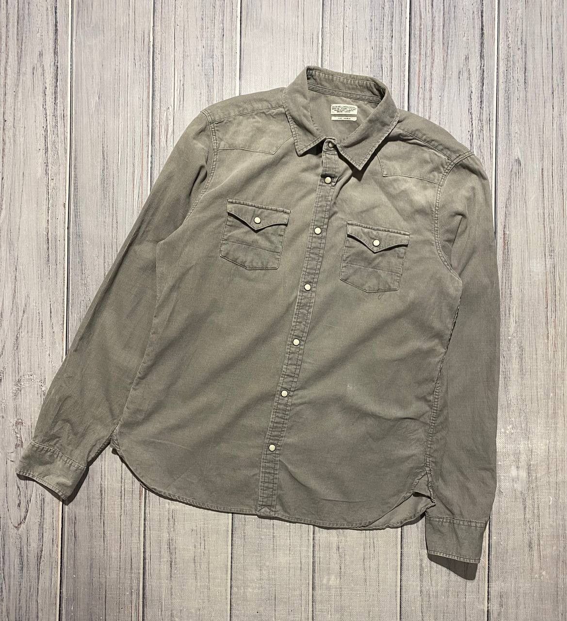 Allsaints Allsaints Spitalfields Coalface Corduoy Shirt Overshot Size US M / EU 48-50 / 2 - 1 Thumbnail