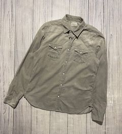 AllSaints Fassett Camouflage Shirt, Khaki Green, XS