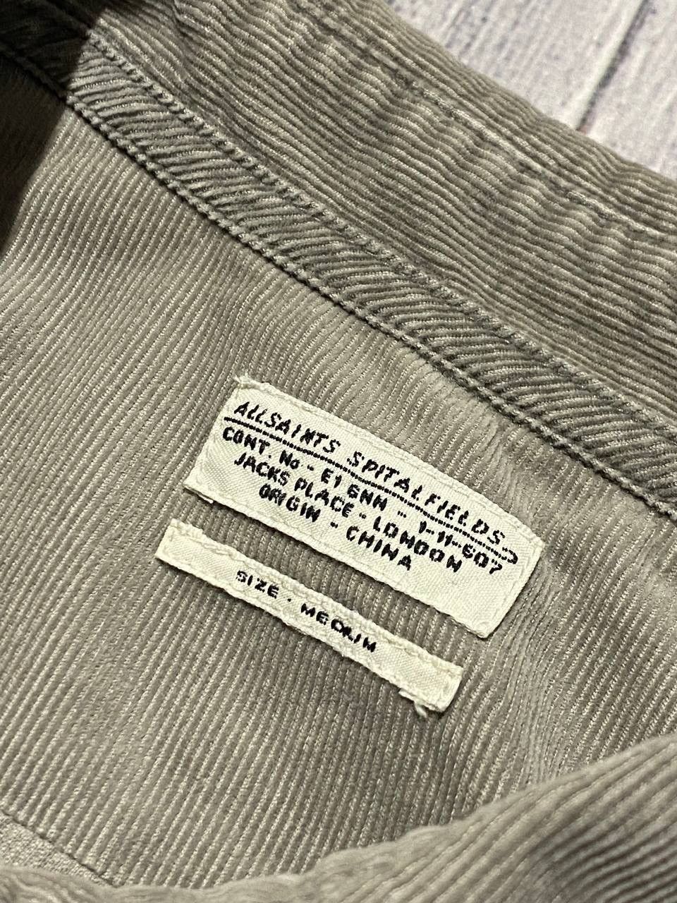 Allsaints Allsaints Spitalfields Coalface Corduoy Shirt Overshot Size US M / EU 48-50 / 2 - 3 Thumbnail