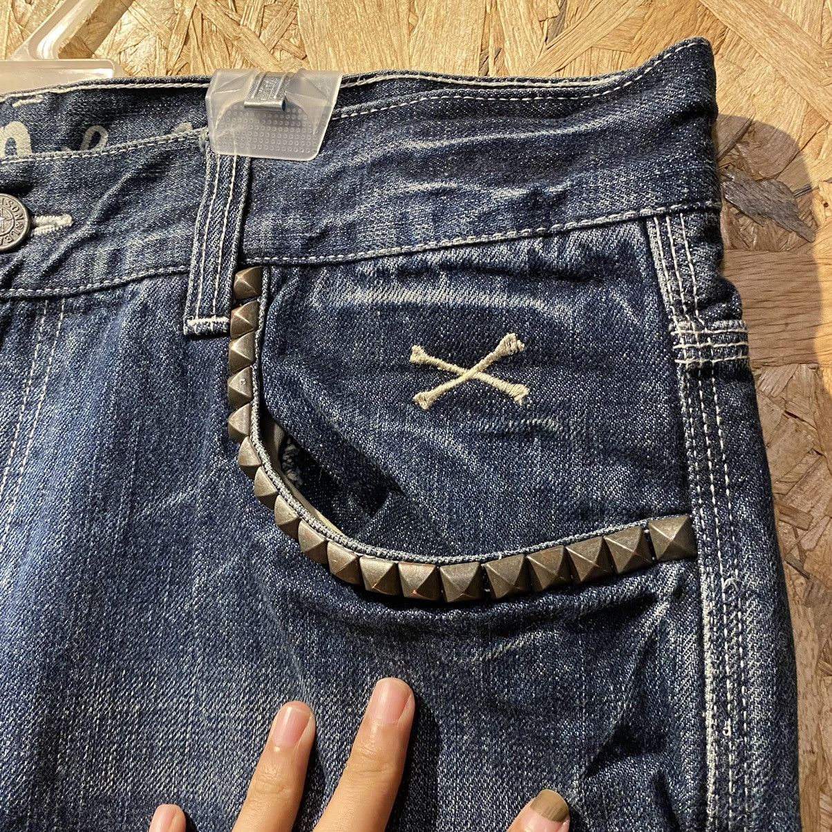 Vanson Leathers RARE‼️Vanson Leathers Wings And Skull Embroidery Denim Jeans Size US 34 / EU 50 - 12 Thumbnail