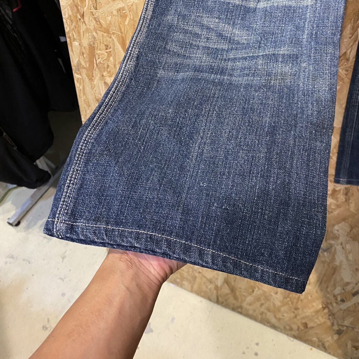 Vanson Leathers RARE‼️Vanson Leathers Wings And Skull Embroidery Denim Jeans Size US 34 / EU 50 - 7 Thumbnail