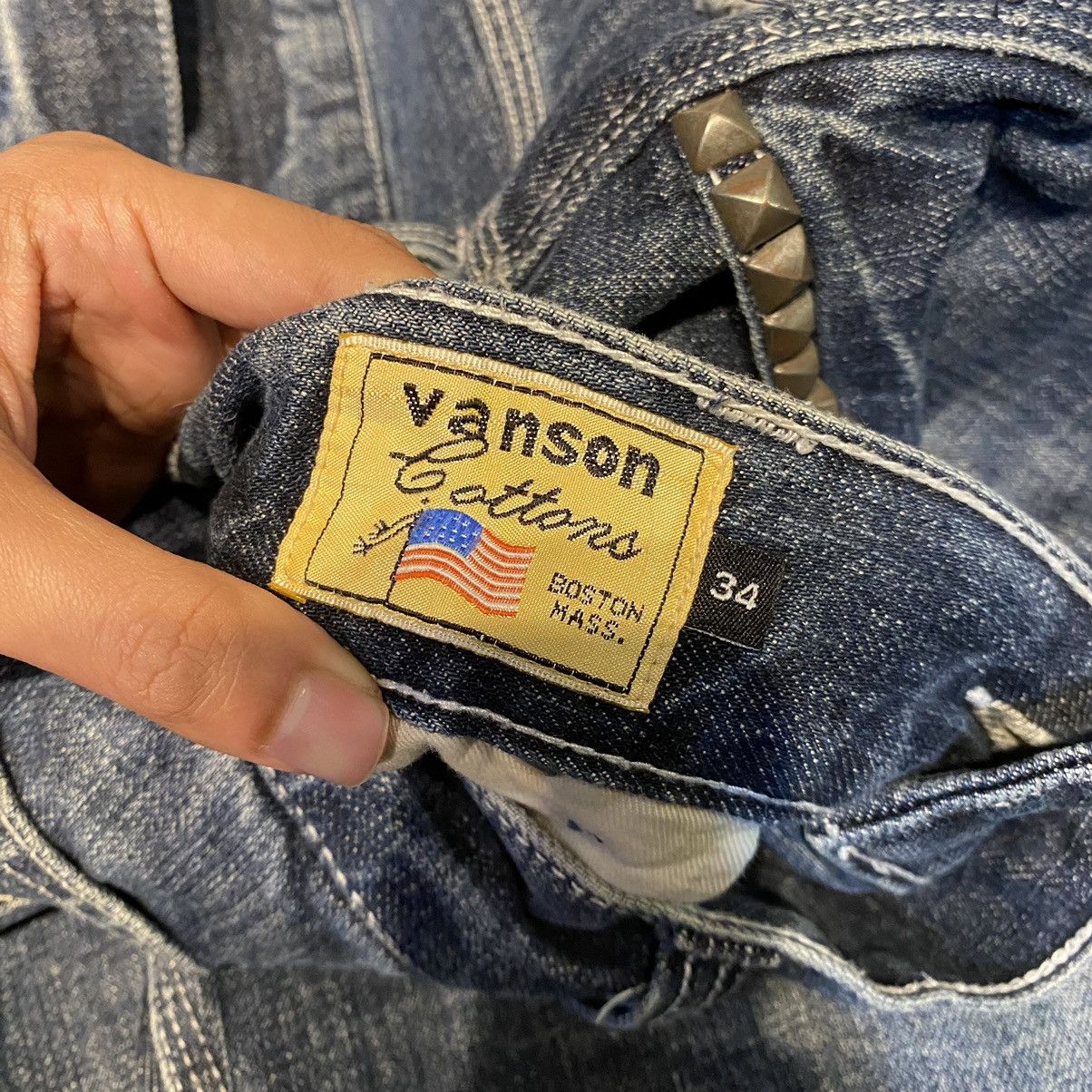 Vanson Leathers RARE‼️Vanson Leathers Wings And Skull Embroidery Denim Jeans Size US 34 / EU 50 - 18 Thumbnail