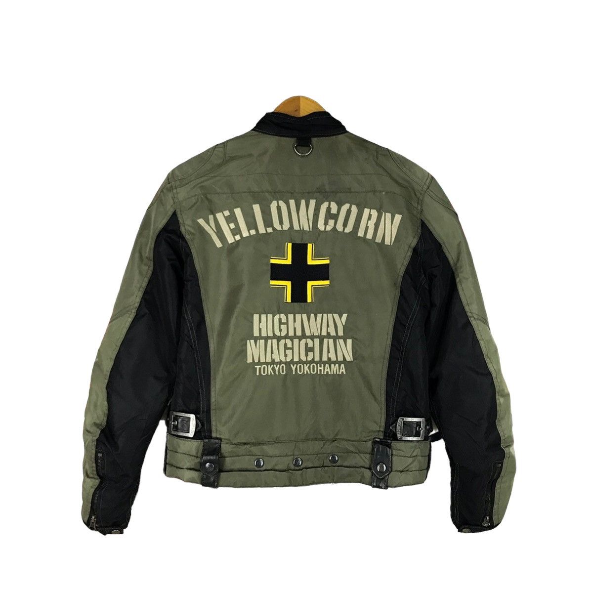 YELLOW CORN Highway Magician Racing Motorcycle Safety Jacket