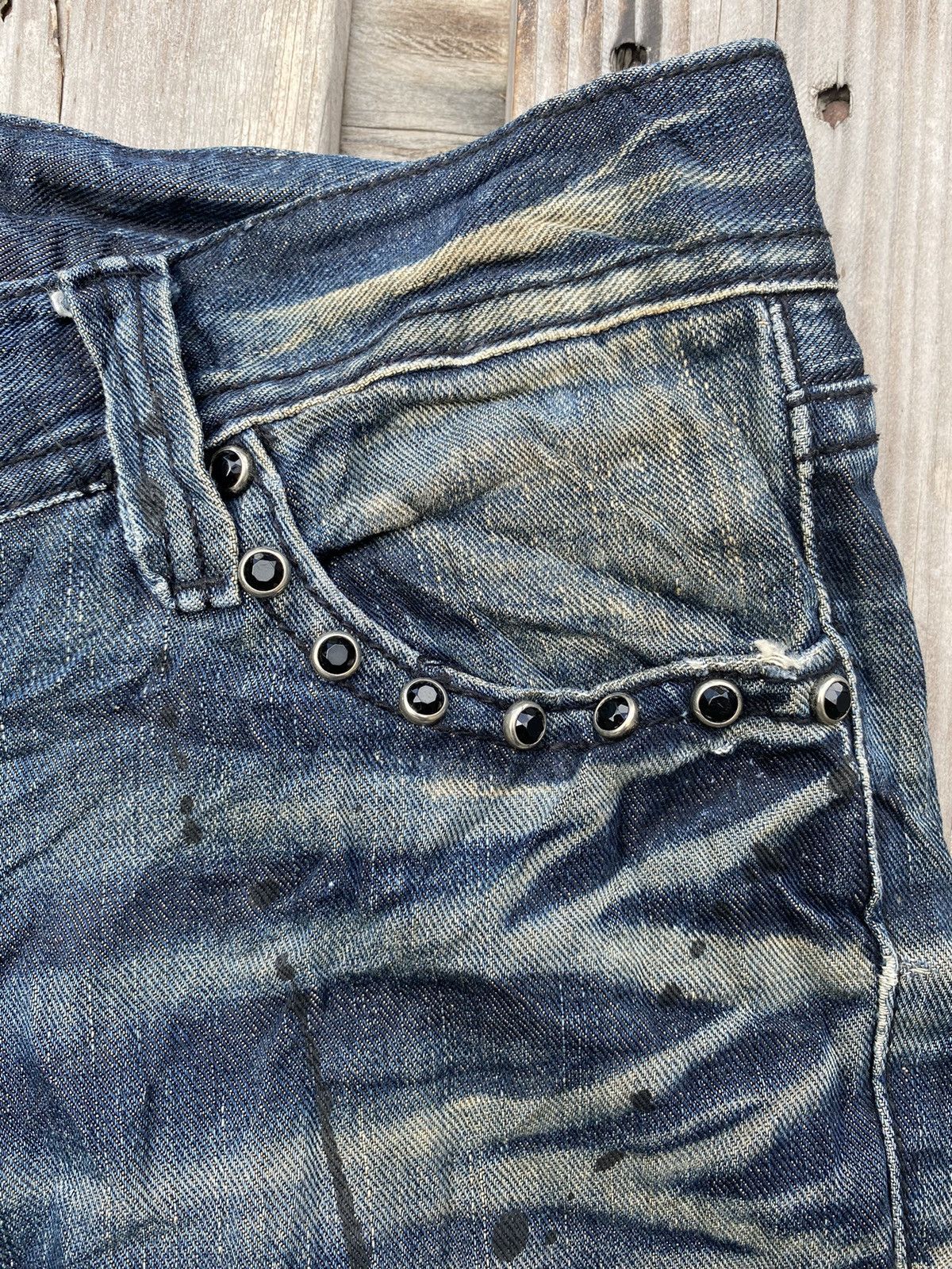 Japanese Brand BEST OFFER ‼️ DISTRESSED XRFN DENIM JEANS BOOTCUT Size US 30 / EU 46 - 10 Thumbnail