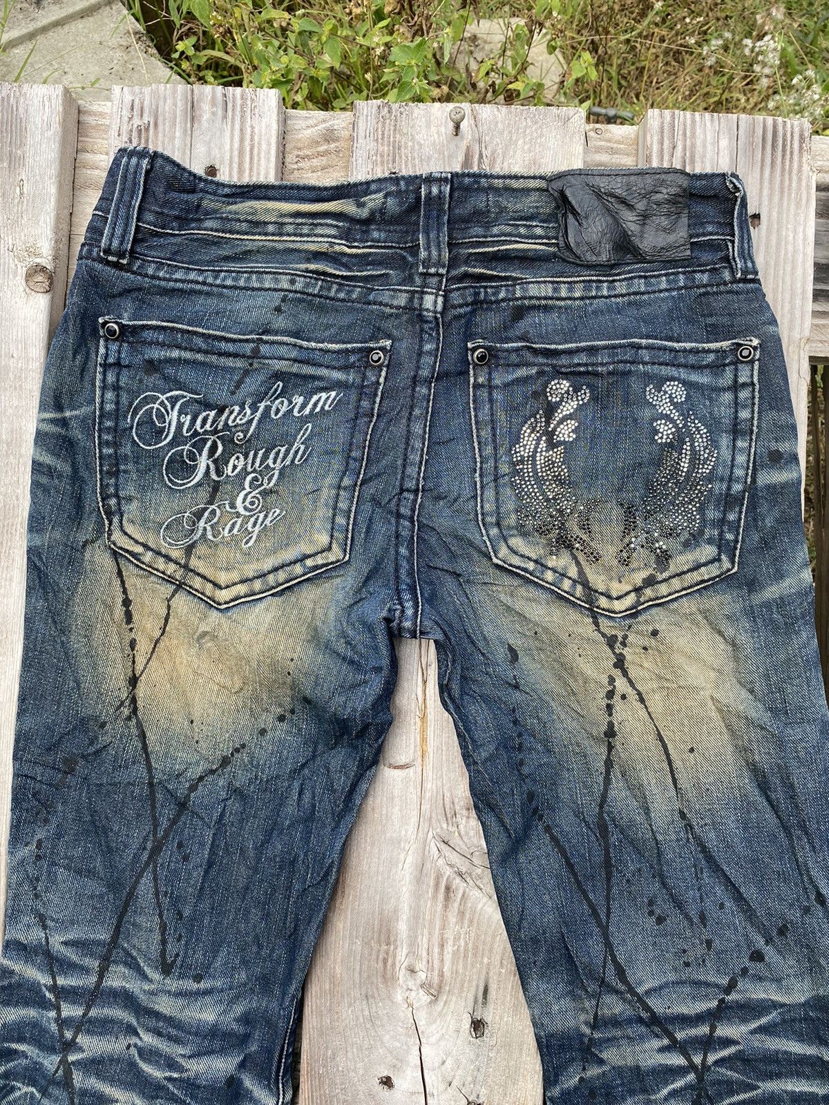 Japanese Brand BEST OFFER ‼️ DISTRESSED XRFN DENIM JEANS BOOTCUT Size US 30 / EU 46 - 8 Thumbnail