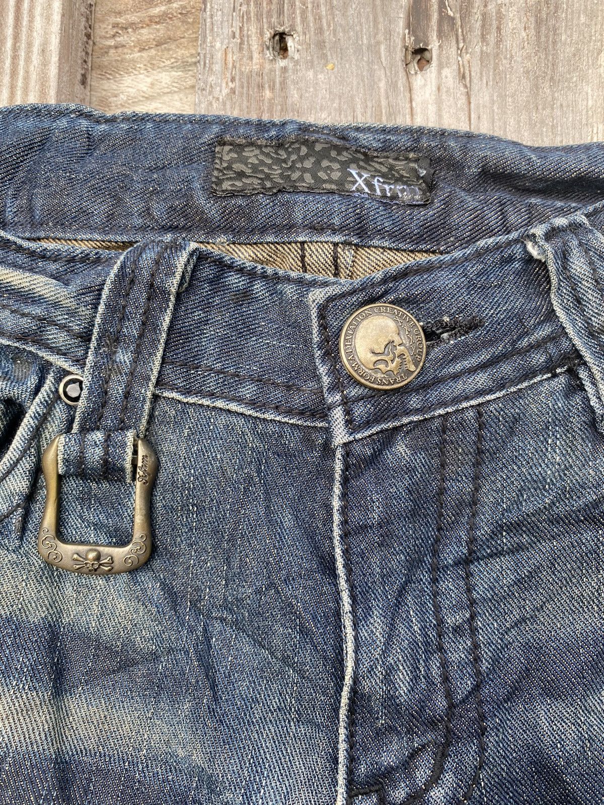 Japanese Brand BEST OFFER ‼️ DISTRESSED XRFN DENIM JEANS BOOTCUT Size US 30 / EU 46 - 9 Thumbnail
