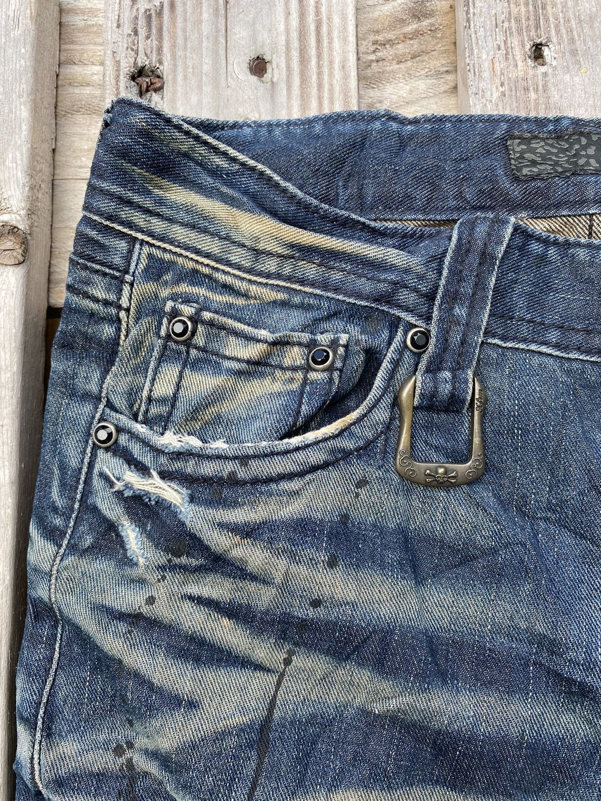 Japanese Brand BEST OFFER ‼️ DISTRESSED XRFN DENIM JEANS BOOTCUT Size US 30 / EU 46 - 11 Thumbnail