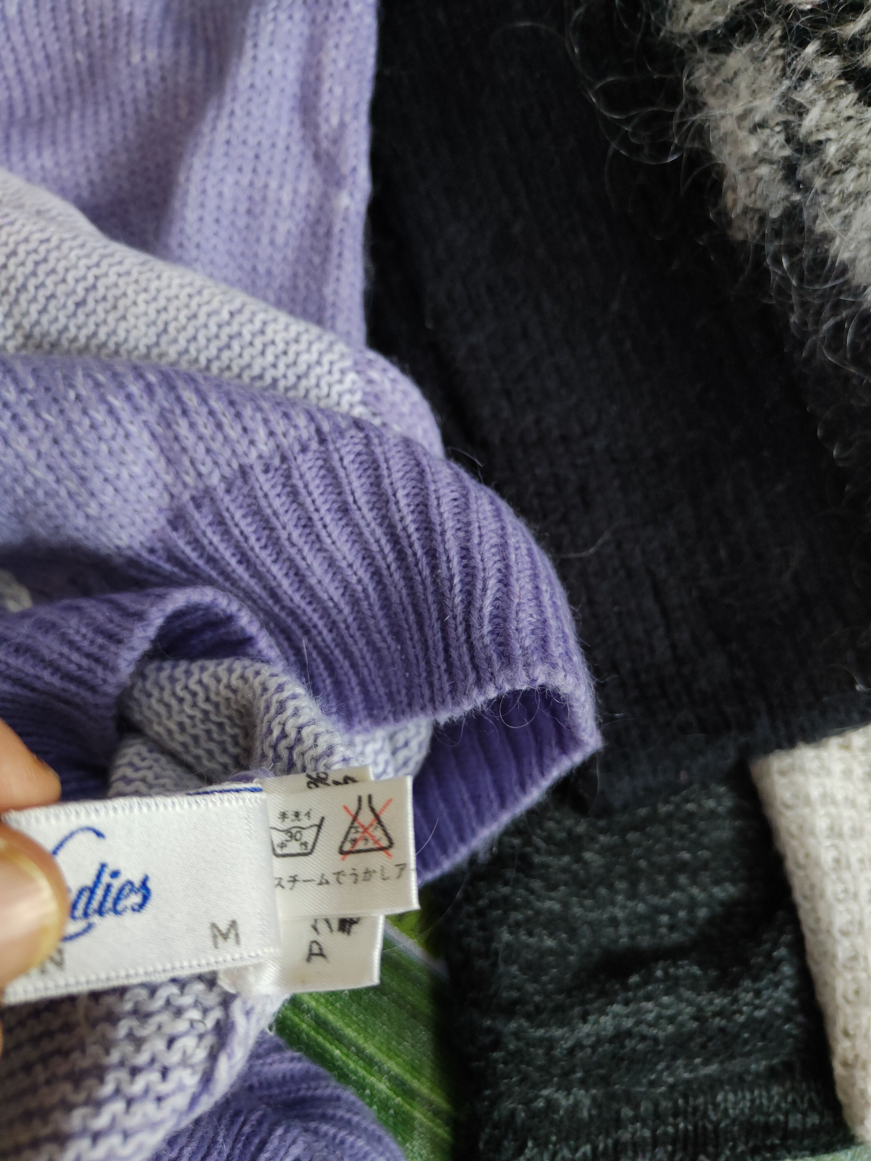 Vintage Renown Ladies Purple Knitwear Sweater #214B Size S / US 4 / IT 40 - 11 Thumbnail