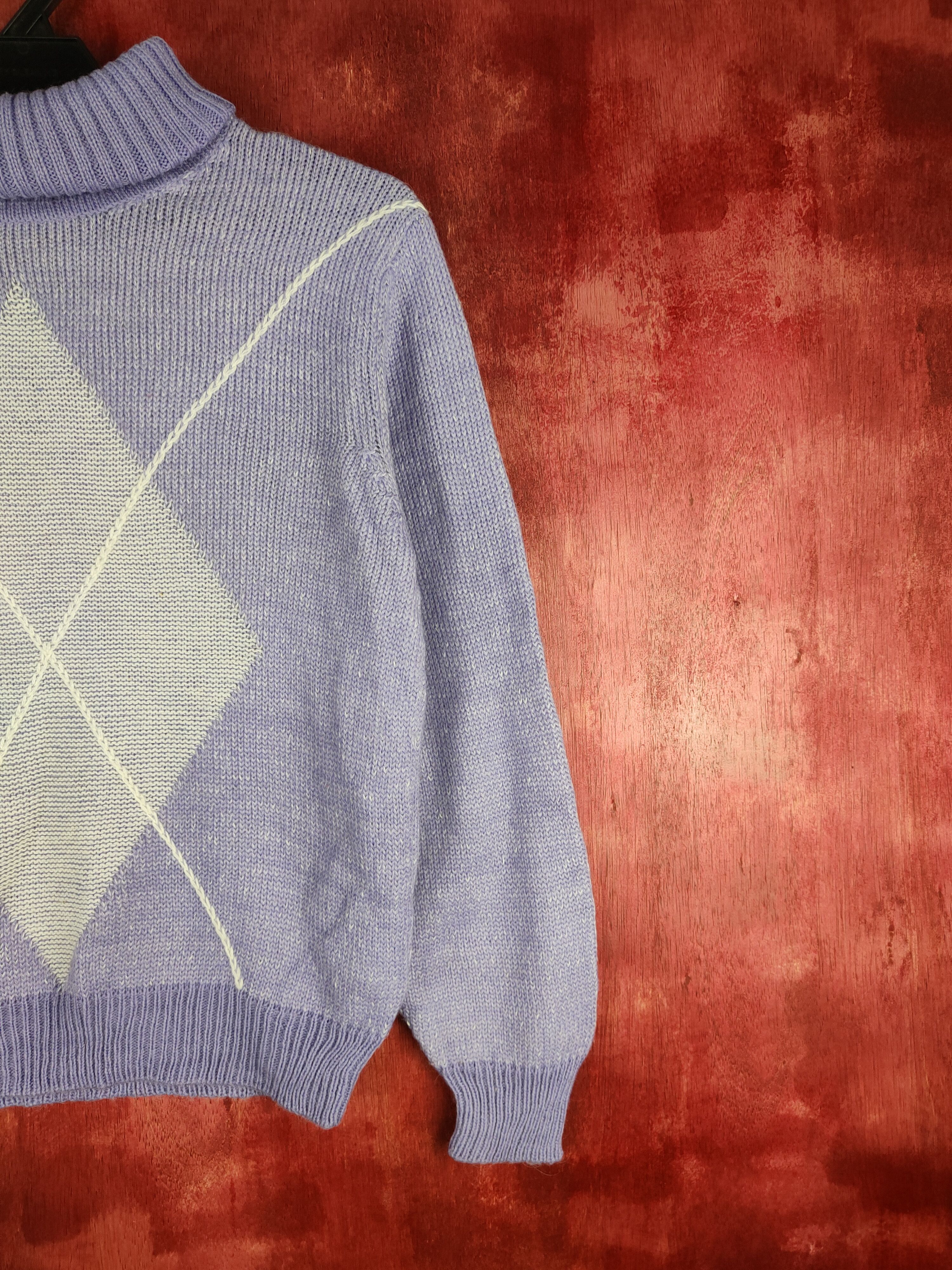 Vintage Renown Ladies Purple Knitwear Sweater #214B Size S / US 4 / IT 40 - 5 Thumbnail