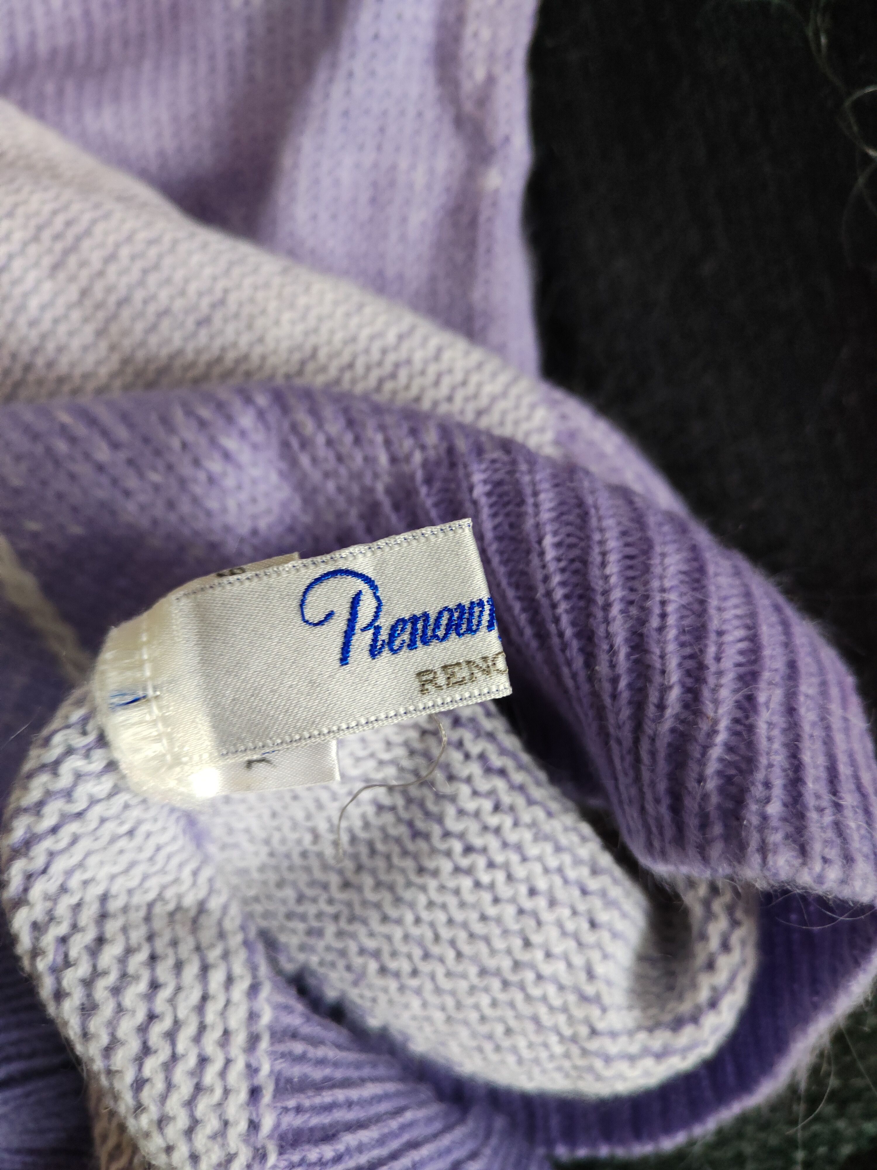 Vintage Renown Ladies Purple Knitwear Sweater #214B Size S / US 4 / IT 40 - 13 Thumbnail