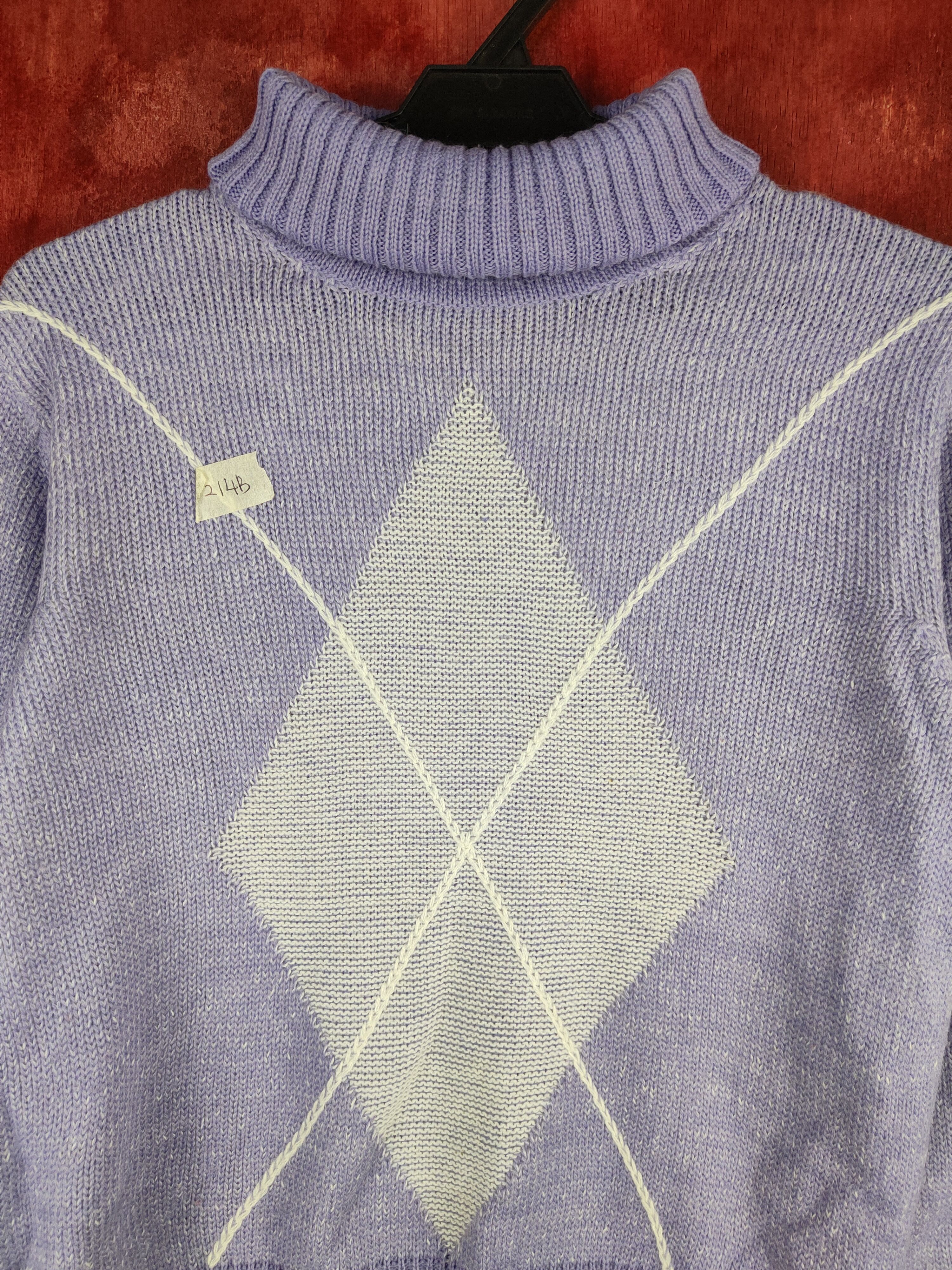 Vintage Renown Ladies Purple Knitwear Sweater #214B Size S / US 4 / IT 40 - 2 Thumbnail