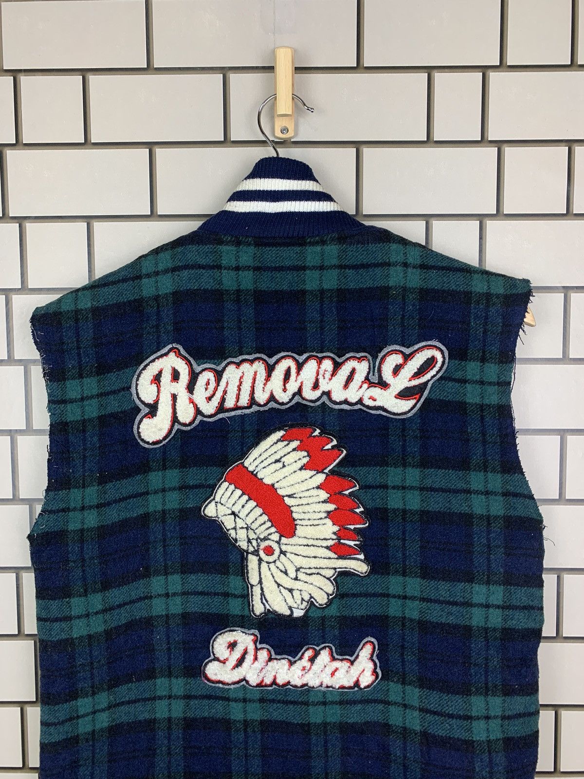 Vintage Vintage Varsity Vest Up.Start.Jp Red Indian Style Size US M / EU 48-50 / 2 - 10 Thumbnail