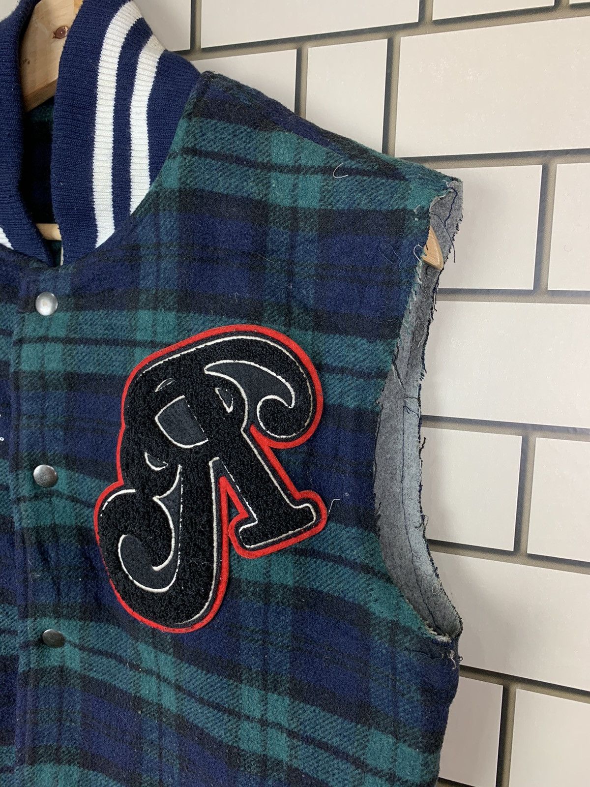 Vintage Vintage Varsity Vest Up.Start.Jp Red Indian Style Size US M / EU 48-50 / 2 - 5 Thumbnail
