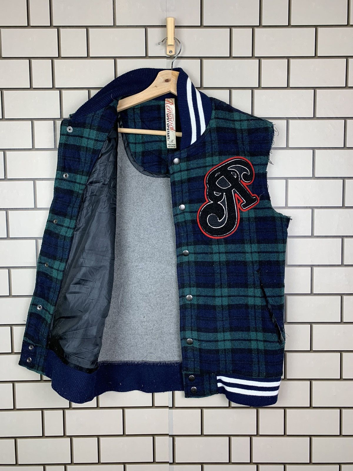 Vintage Vintage Varsity Vest Up.Start.Jp Red Indian Style Size US M / EU 48-50 / 2 - 15 Thumbnail