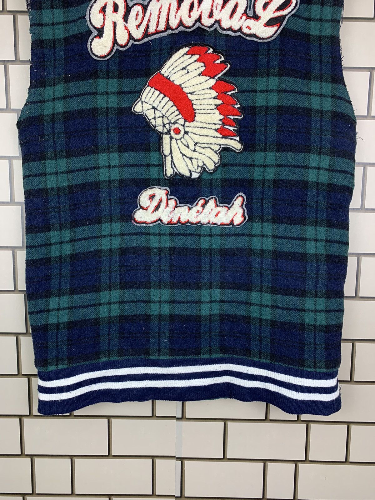 Vintage Vintage Varsity Vest Up.Start.Jp Red Indian Style Size US M / EU 48-50 / 2 - 11 Thumbnail