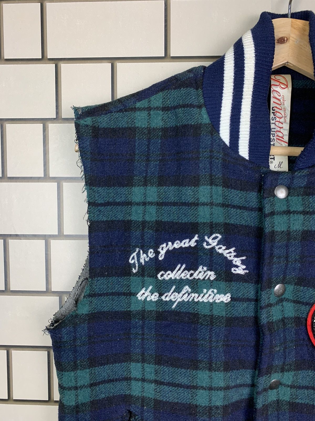 Vintage Vintage Varsity Vest Up.Start.Jp Red Indian Style Size US M / EU 48-50 / 2 - 7 Thumbnail