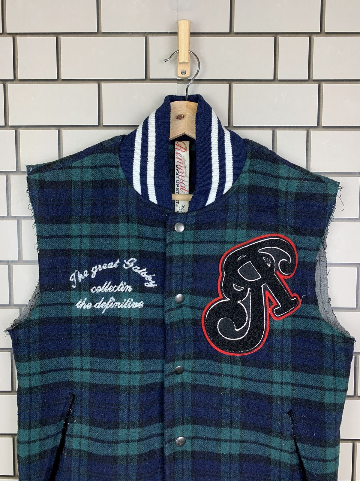 Vintage Vintage Varsity Vest Up.Start.Jp Red Indian Style Size US M / EU 48-50 / 2 - 3 Thumbnail