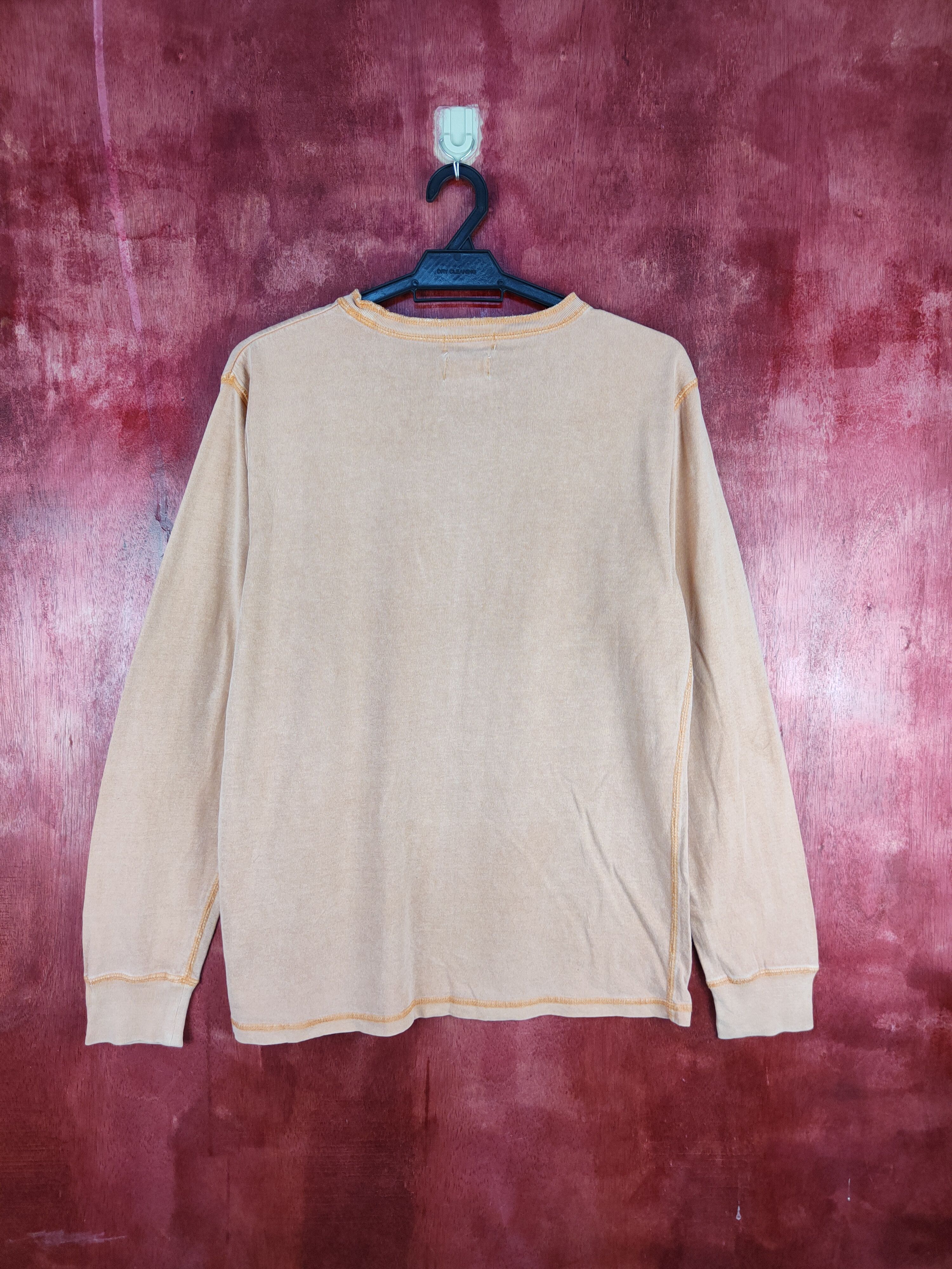 Disney Back Number Disney Orange Faded Long Sleeve T-shirt #182B Size M / US 6-8 / IT 42-44 - 8 Thumbnail