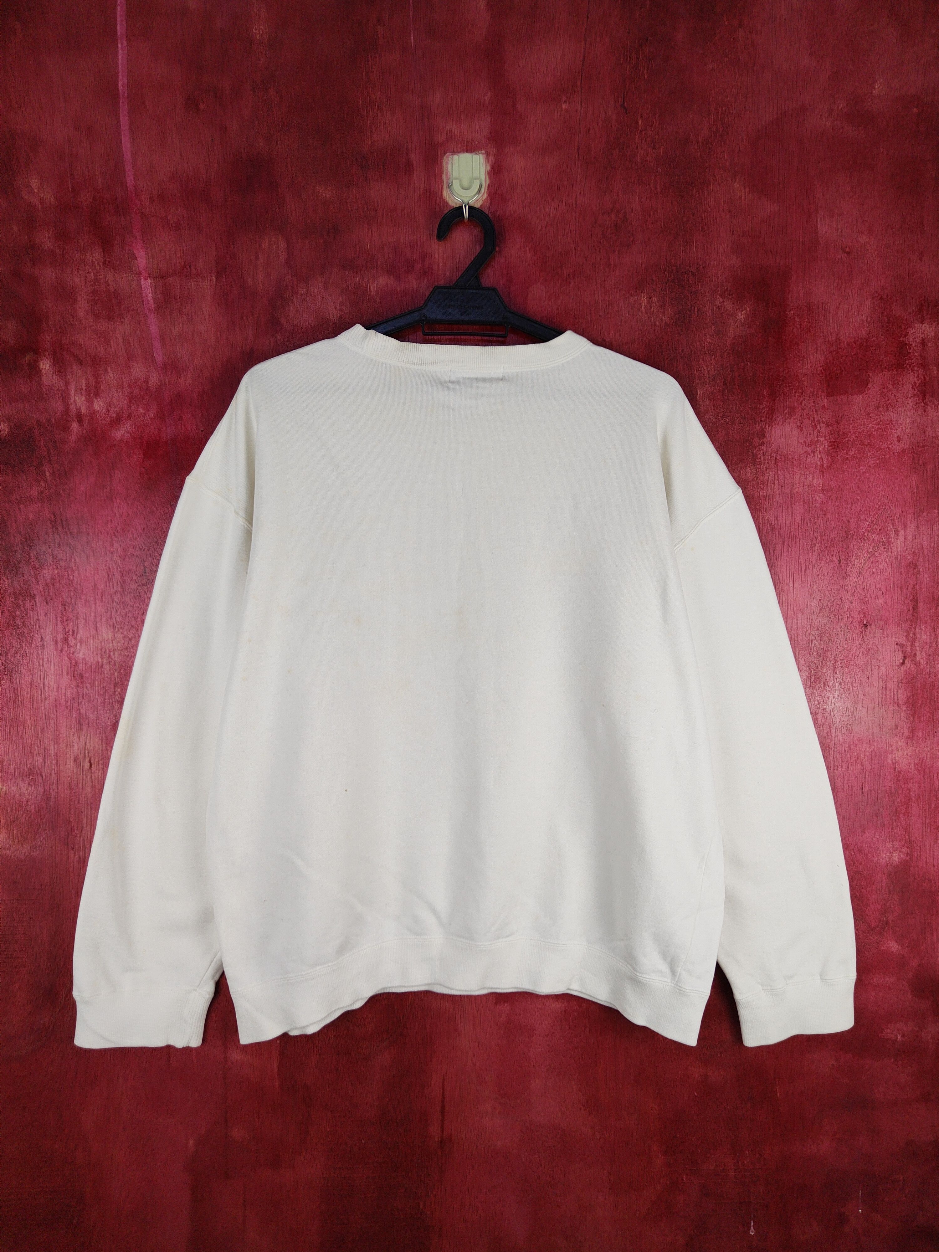 Japanese Brand × Michiko Koshino London Michiko Koshino London White Sweatshirt #184B Size US M / EU 48-50 / 2 - 9 Thumbnail