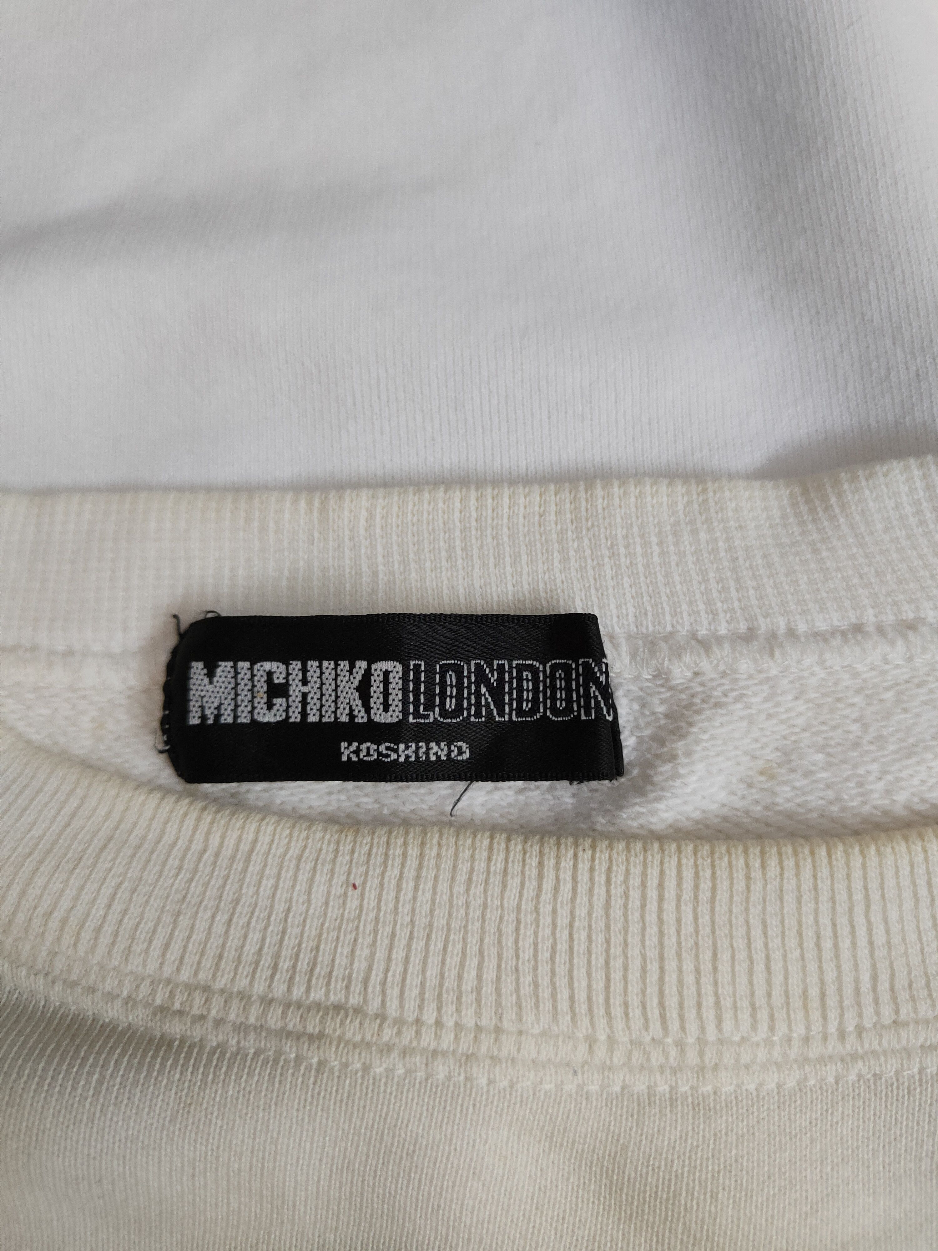 Japanese Brand × Michiko Koshino London Michiko Koshino London White Sweatshirt #184B Size US M / EU 48-50 / 2 - 13 Thumbnail