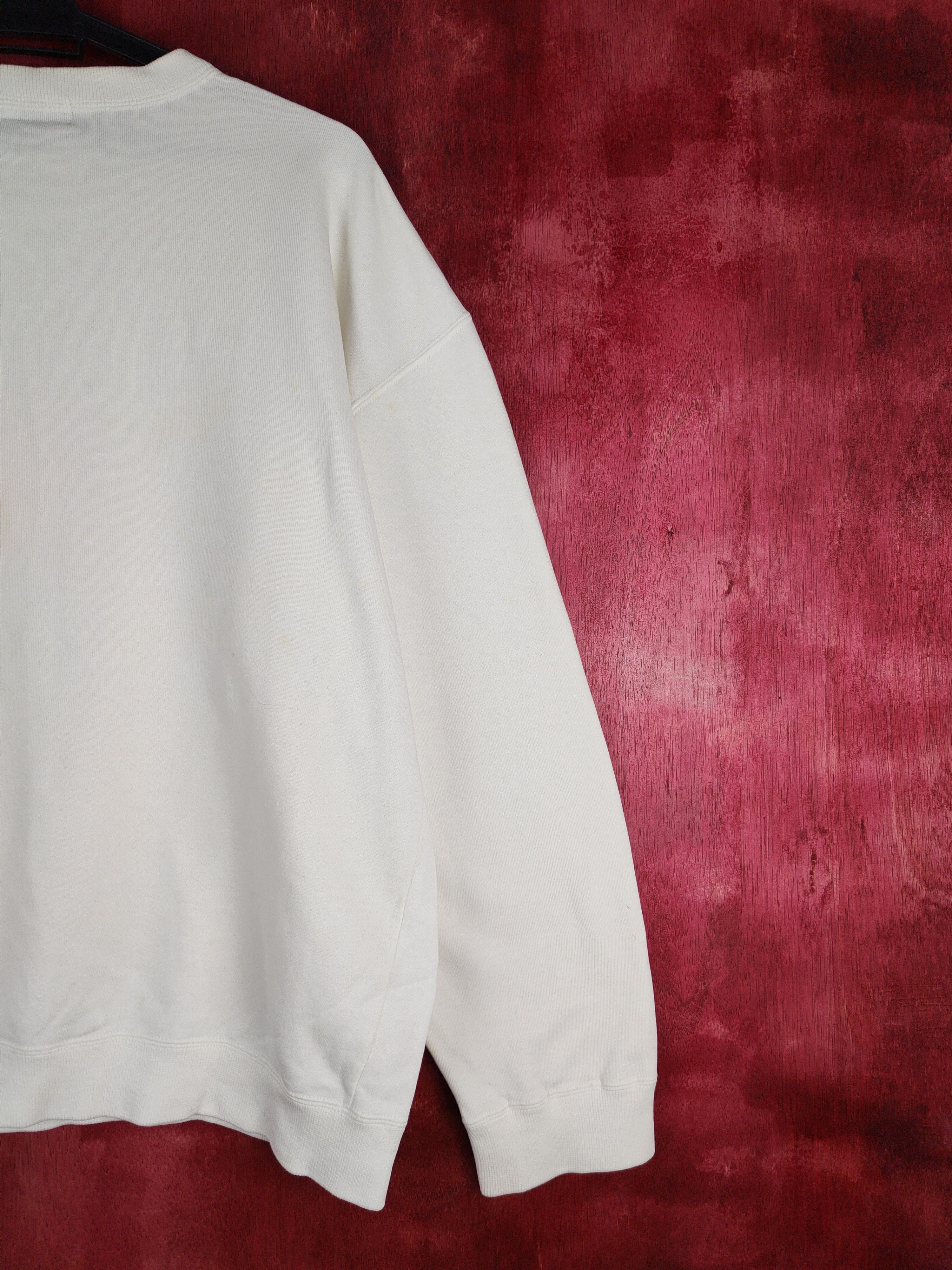 Japanese Brand × Michiko Koshino London Michiko Koshino London White Sweatshirt #184B Size US M / EU 48-50 / 2 - 11 Thumbnail