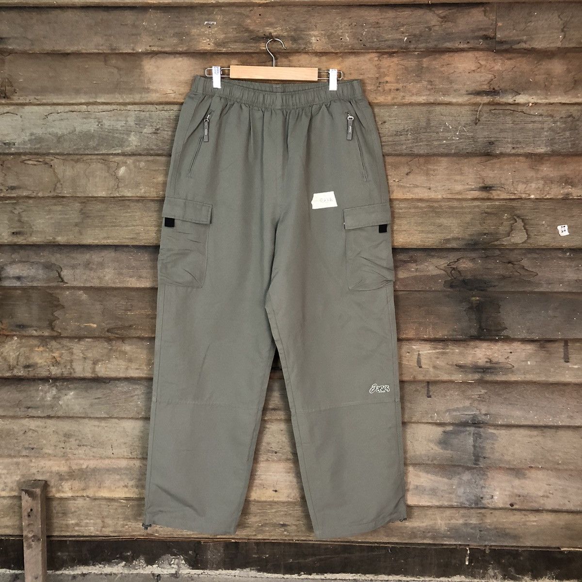 Asics × Japanese Brand Asics Grey multipocket tactical Cargo Pants #023B Size US 29 - 1 Thumbnail