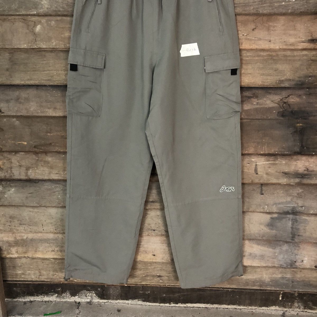 Asics × Japanese Brand Asics Grey multipocket tactical Cargo Pants #023B Size US 29 - 3 Thumbnail