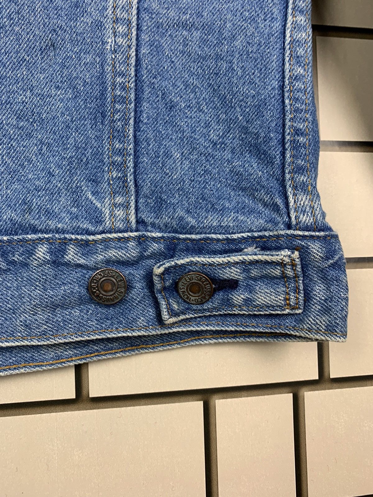Levi's Vintage 80s Levis Trucker Denim Jacket Size US S / EU 44-46 / 1 - 16 Thumbnail