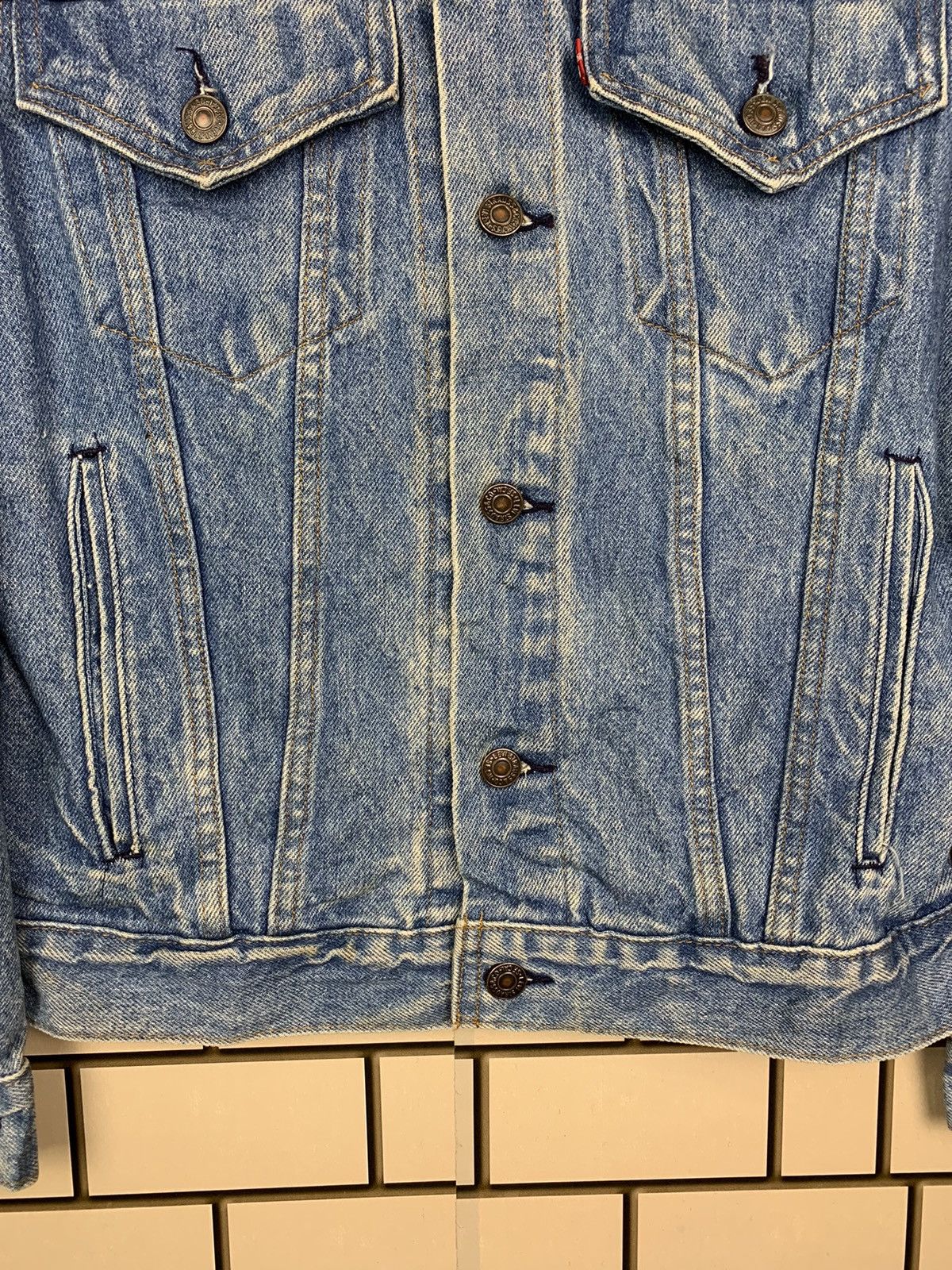 Levi's Vintage 80s Levis Trucker Denim Jacket Size US S / EU 44-46 / 1 - 3 Thumbnail