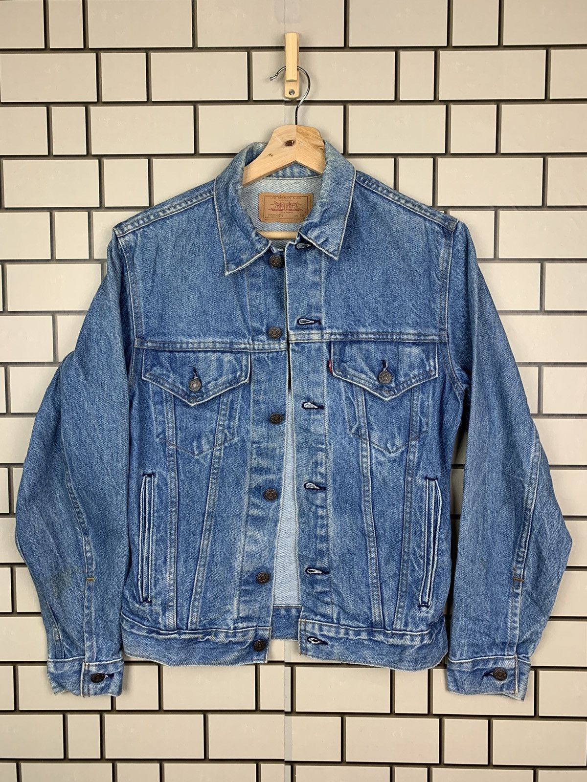 Levi's Vintage 80s Levis Trucker Denim Jacket Size US S / EU 44-46 / 1 - 18 Thumbnail