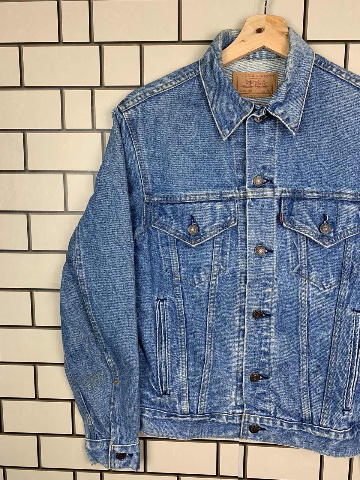 Levi's Vintage 80s Levis Trucker Denim Jacket Size US S / EU 44-46 / 1 - 4 Thumbnail