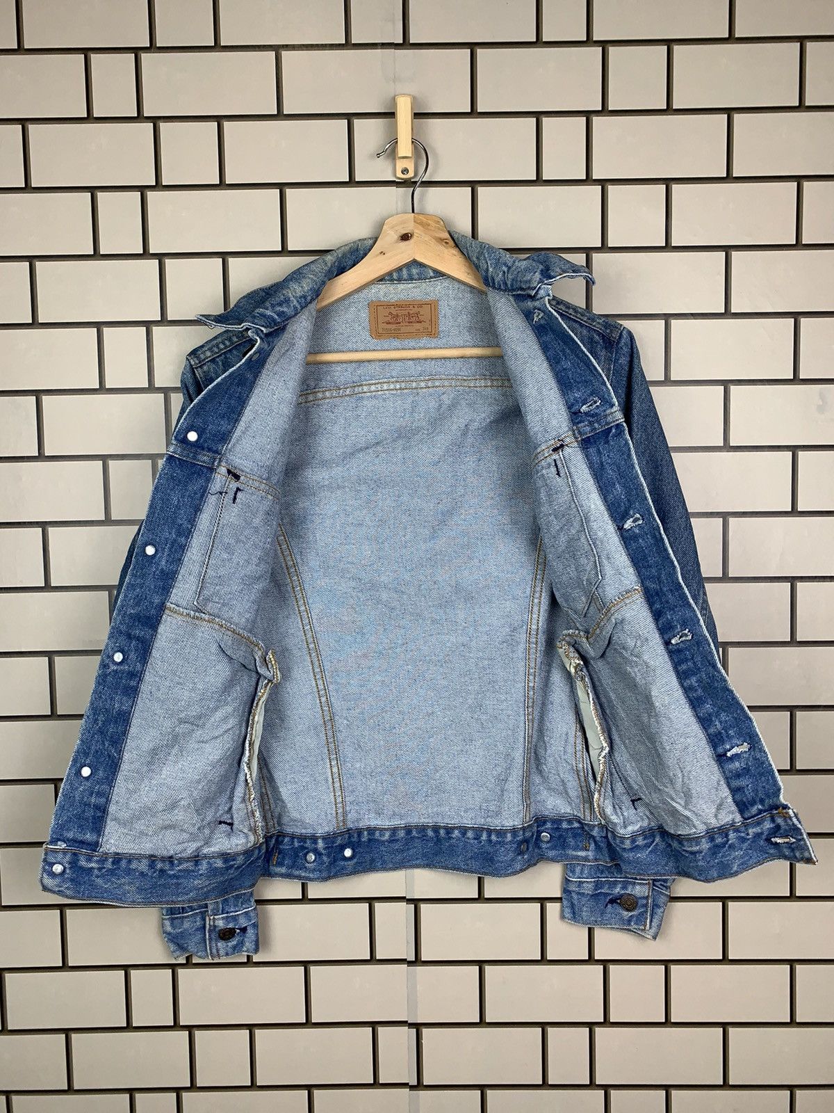 Levi's Vintage 80s Levis Trucker Denim Jacket Size US S / EU 44-46 / 1 - 22 Thumbnail