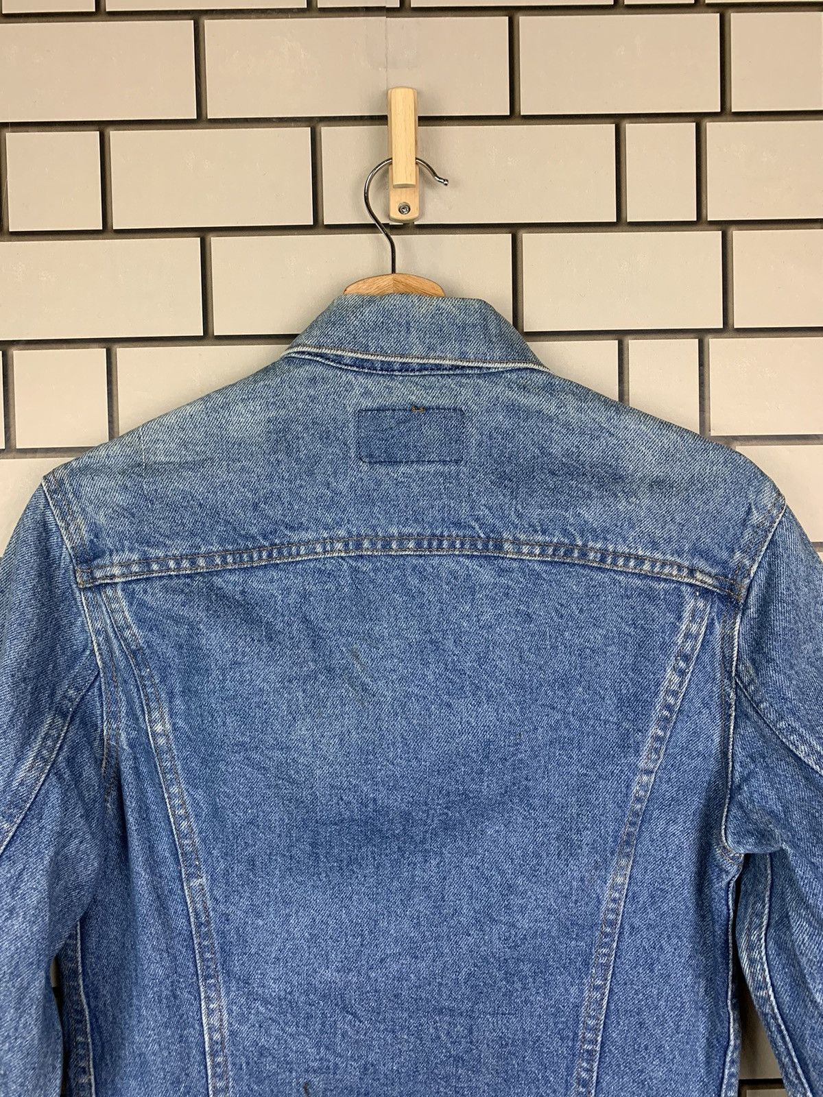 Levi's Vintage 80s Levis Trucker Denim Jacket Size US S / EU 44-46 / 1 - 14 Thumbnail