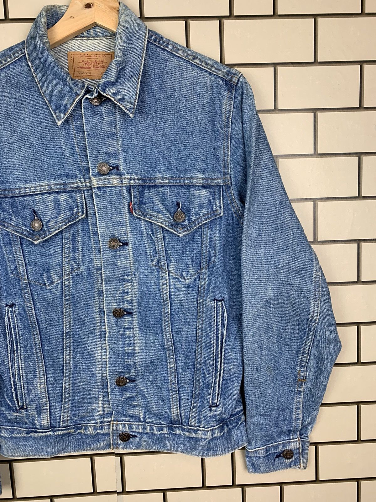 Levi's Vintage 80s Levis Trucker Denim Jacket Size US S / EU 44-46 / 1 - 5 Thumbnail
