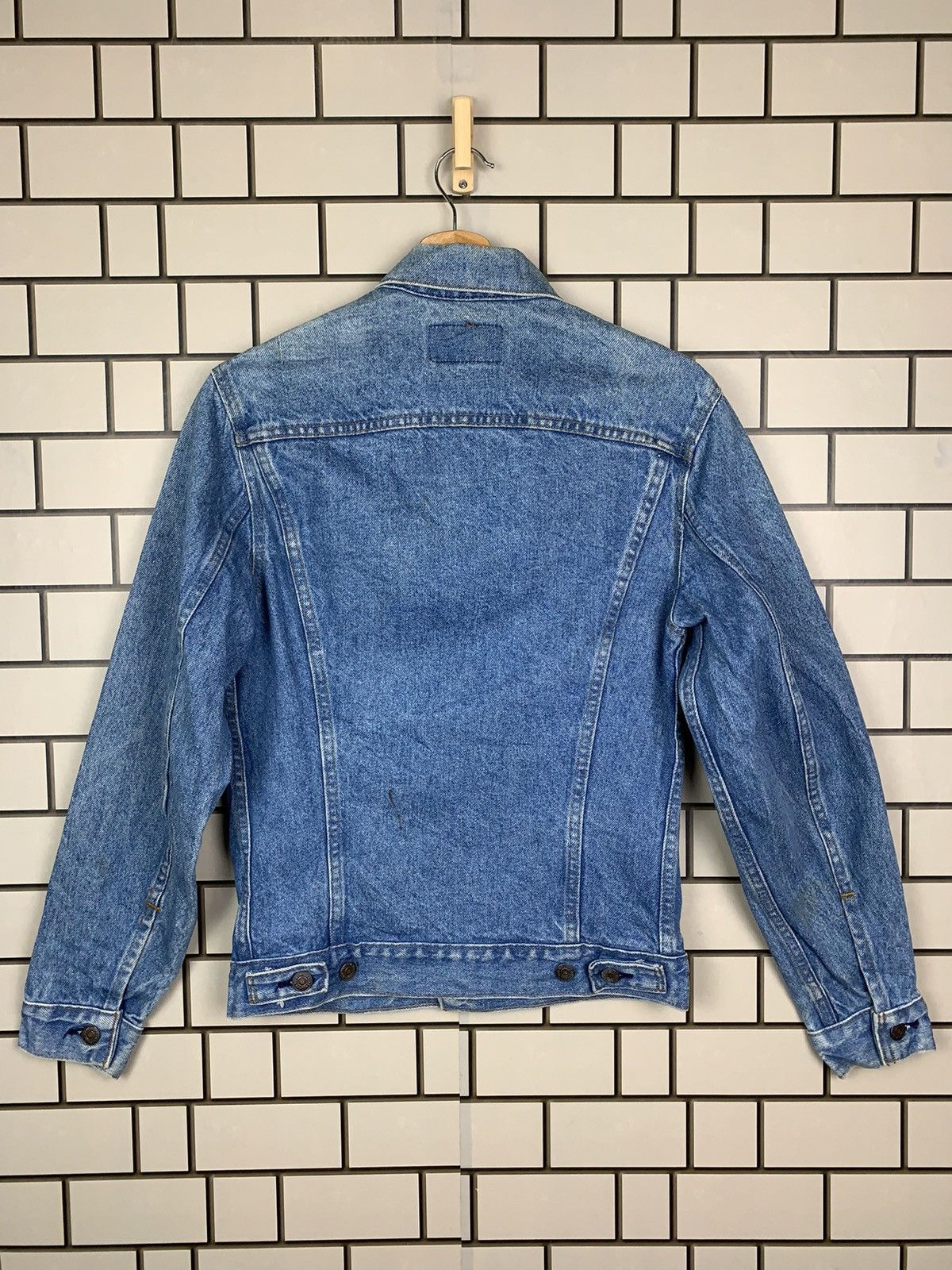 Levi's Vintage 80s Levis Trucker Denim Jacket Size US S / EU 44-46 / 1 - 13 Thumbnail
