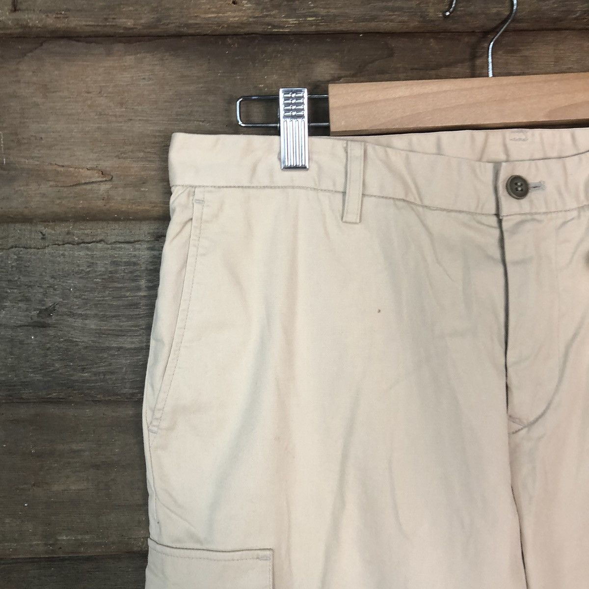 Japanese Brand DLL Japanese Brand Cream utility Cargo Pants #2393 Size US 32 / EU 48 - 4 Thumbnail