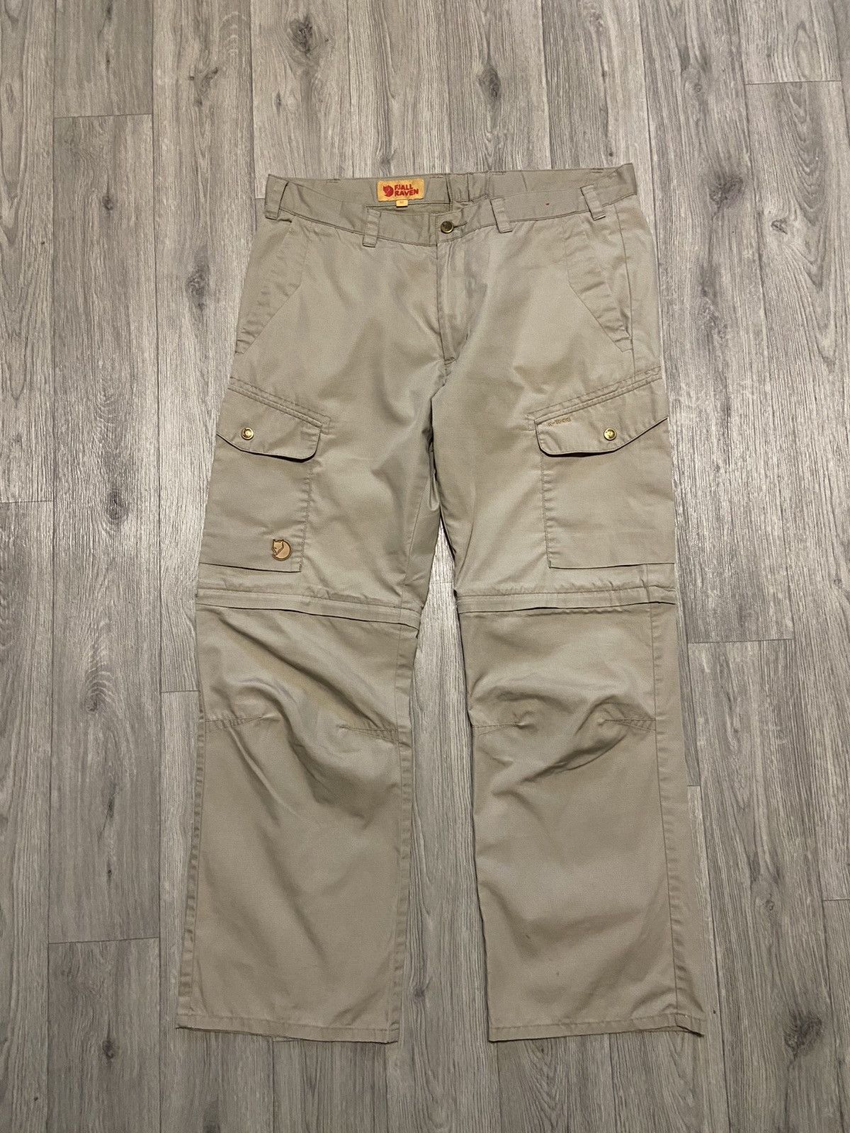Fjallraven × Vintage Fjallraven G-1000 Cargo Pants 2 in 1 Vintage 52 Size US 35 - 2 Thumbnail
