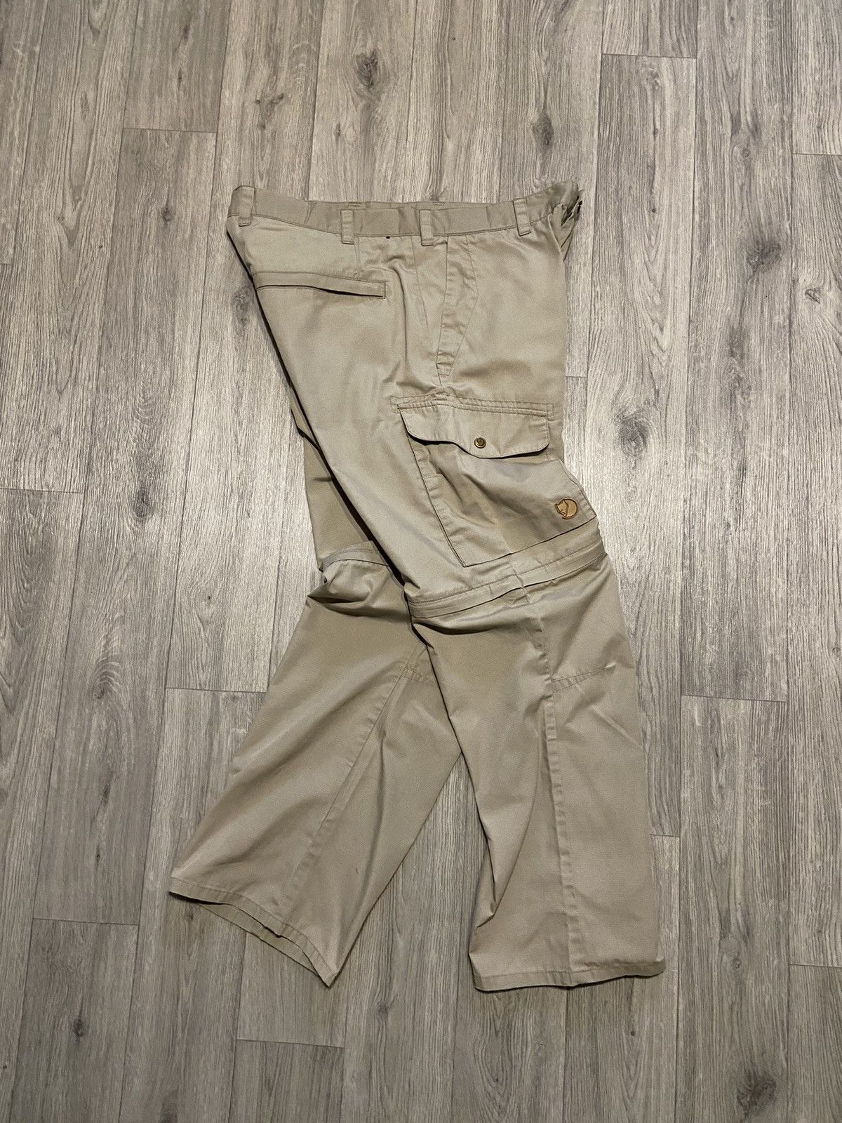 Fjallraven × Vintage Fjallraven G-1000 Cargo Pants 2 in 1 Vintage 52 Size US 35 - 1 Thumbnail