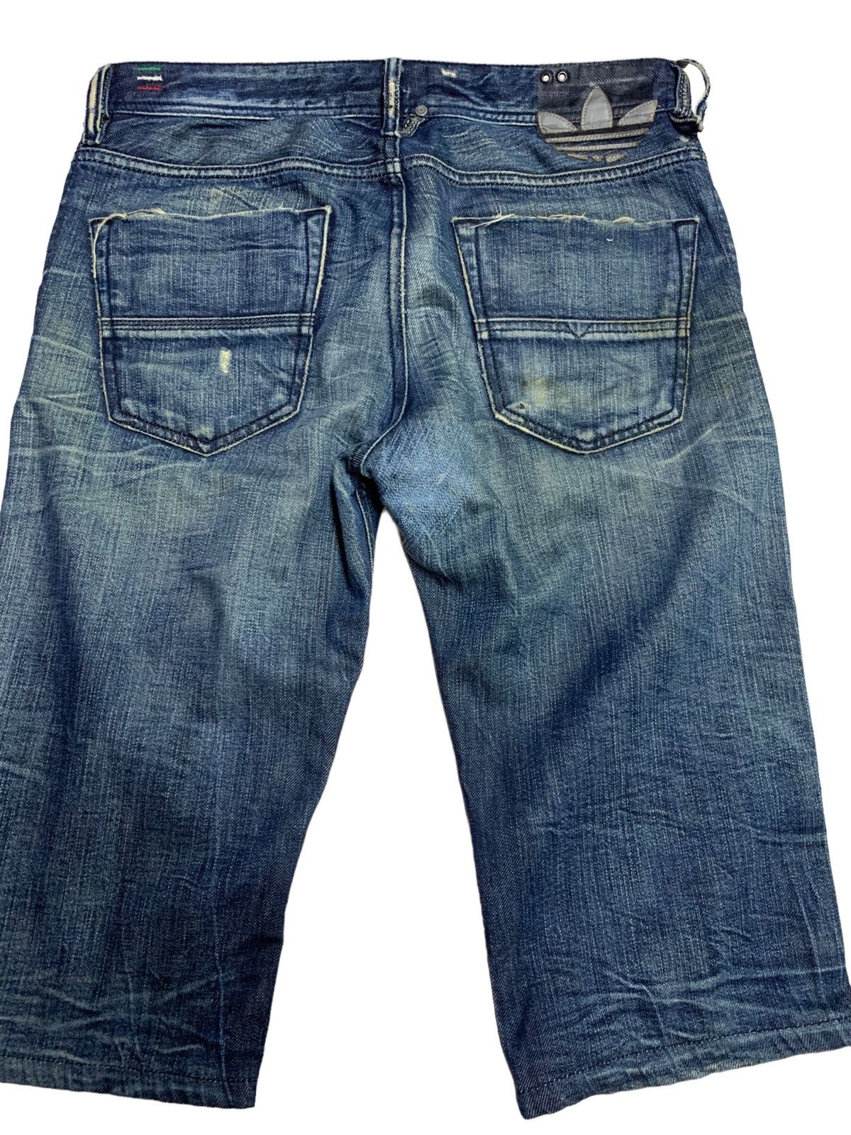 vintage adidas×DIESEL damege denim eb Adidas × Diesel × Vintage Diesel x Adidas originals three